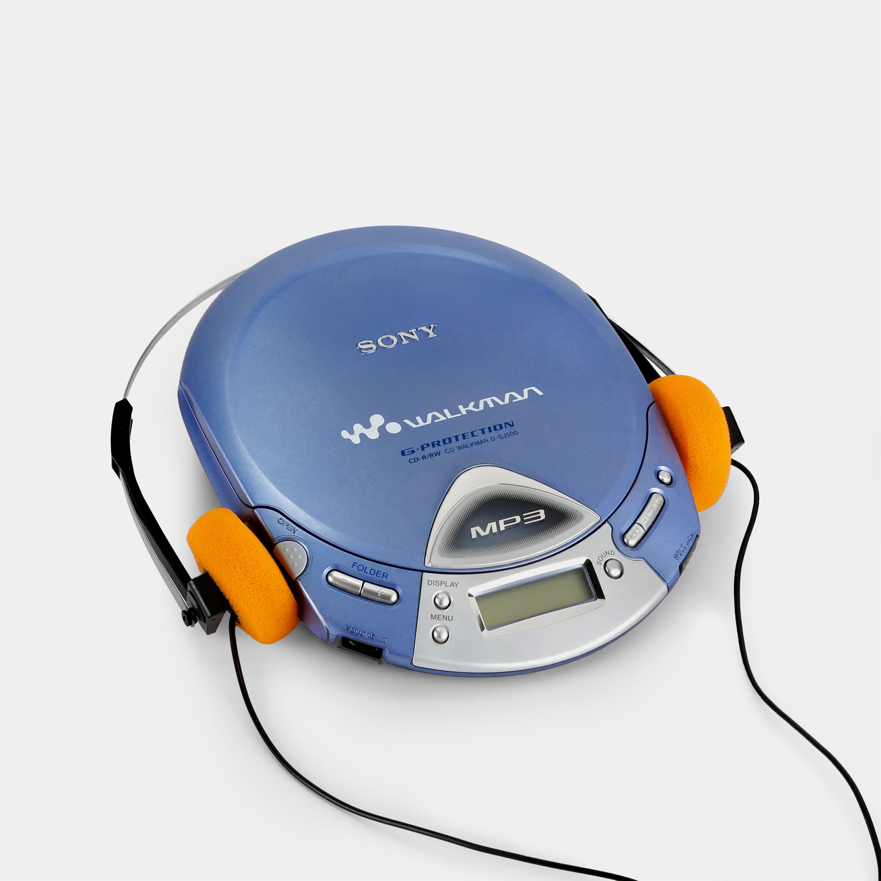 Sony Walkman D-CJ500 Blue Portable CD Player