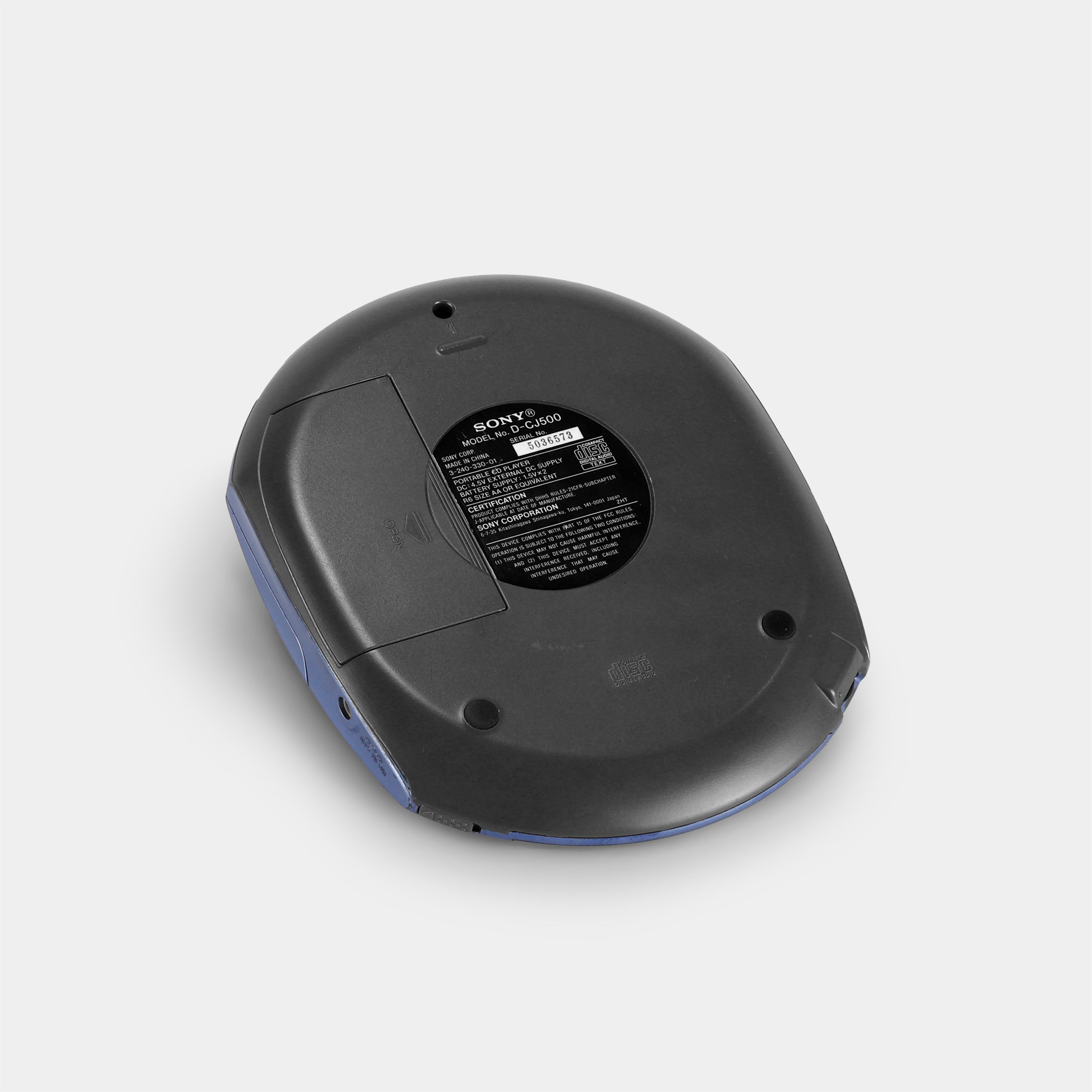 Sony Walkman D-CJ500 Blue Portable CD Player