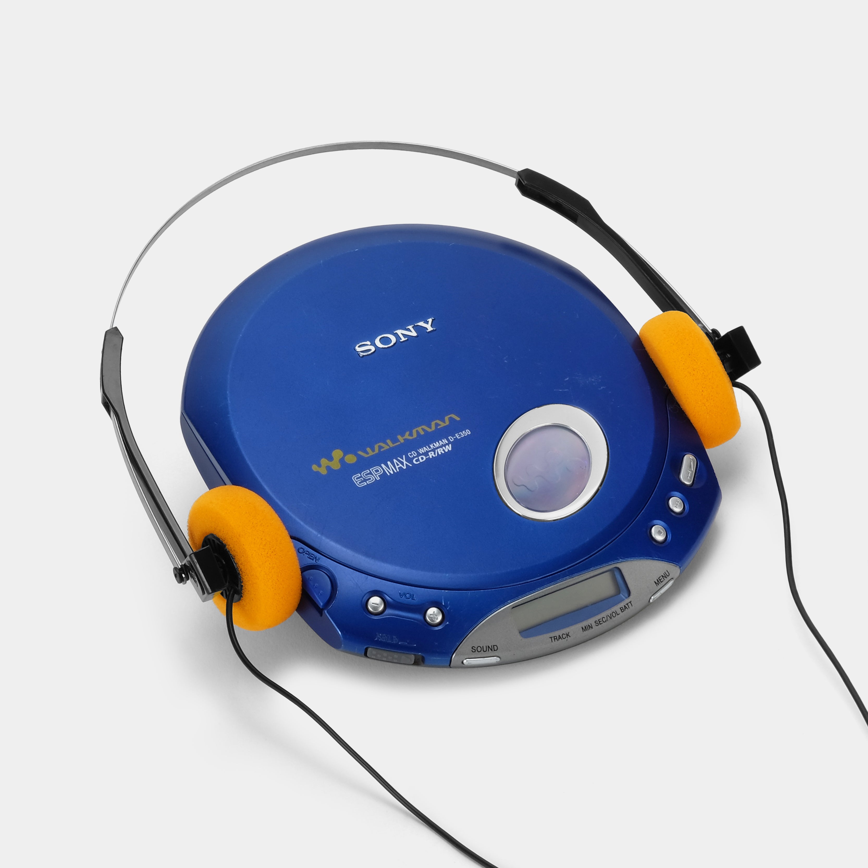Sony Walkman D-E350 Blue Portable CD Player