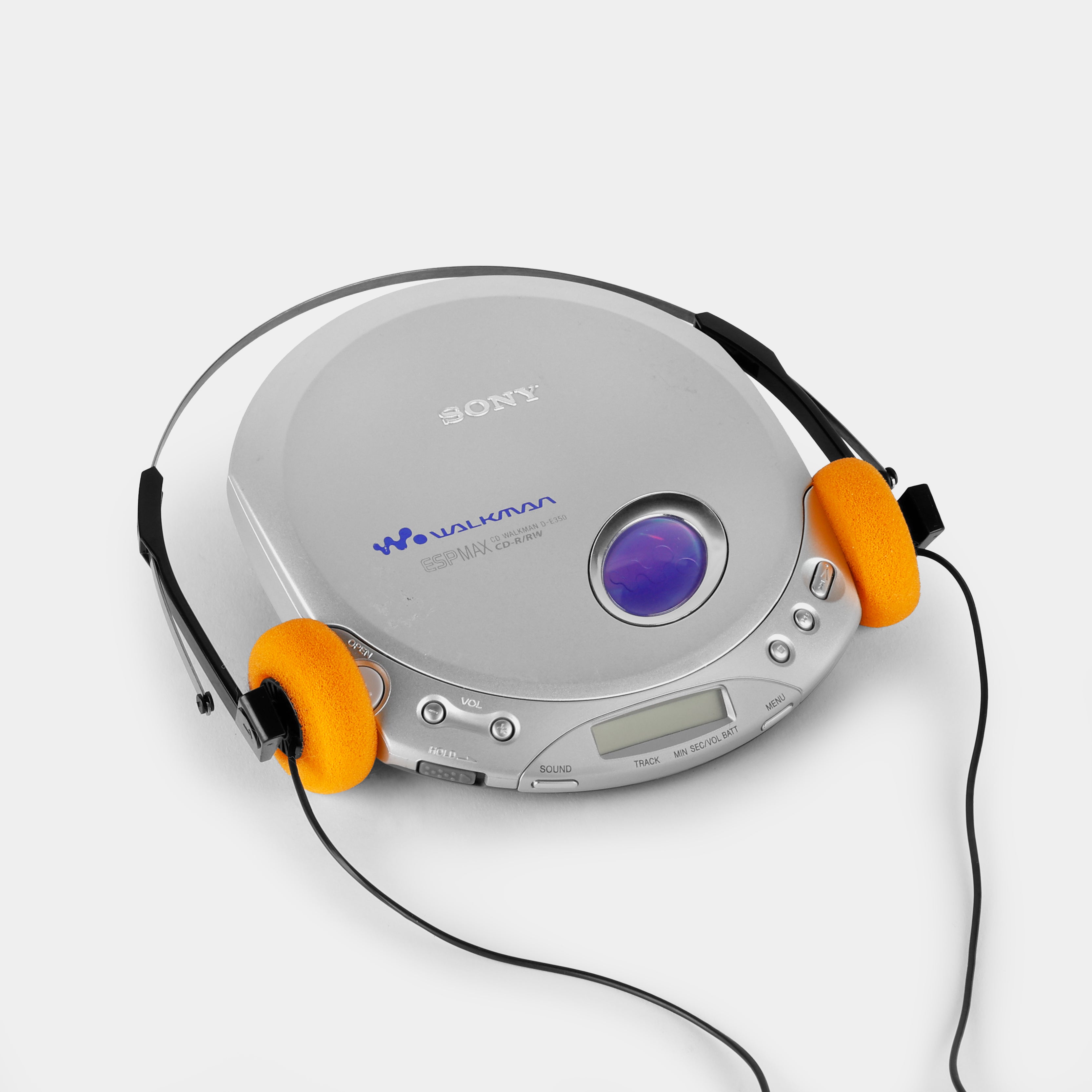 Sony Walkman D-E350 Silver Portable CD Player – Retrospekt