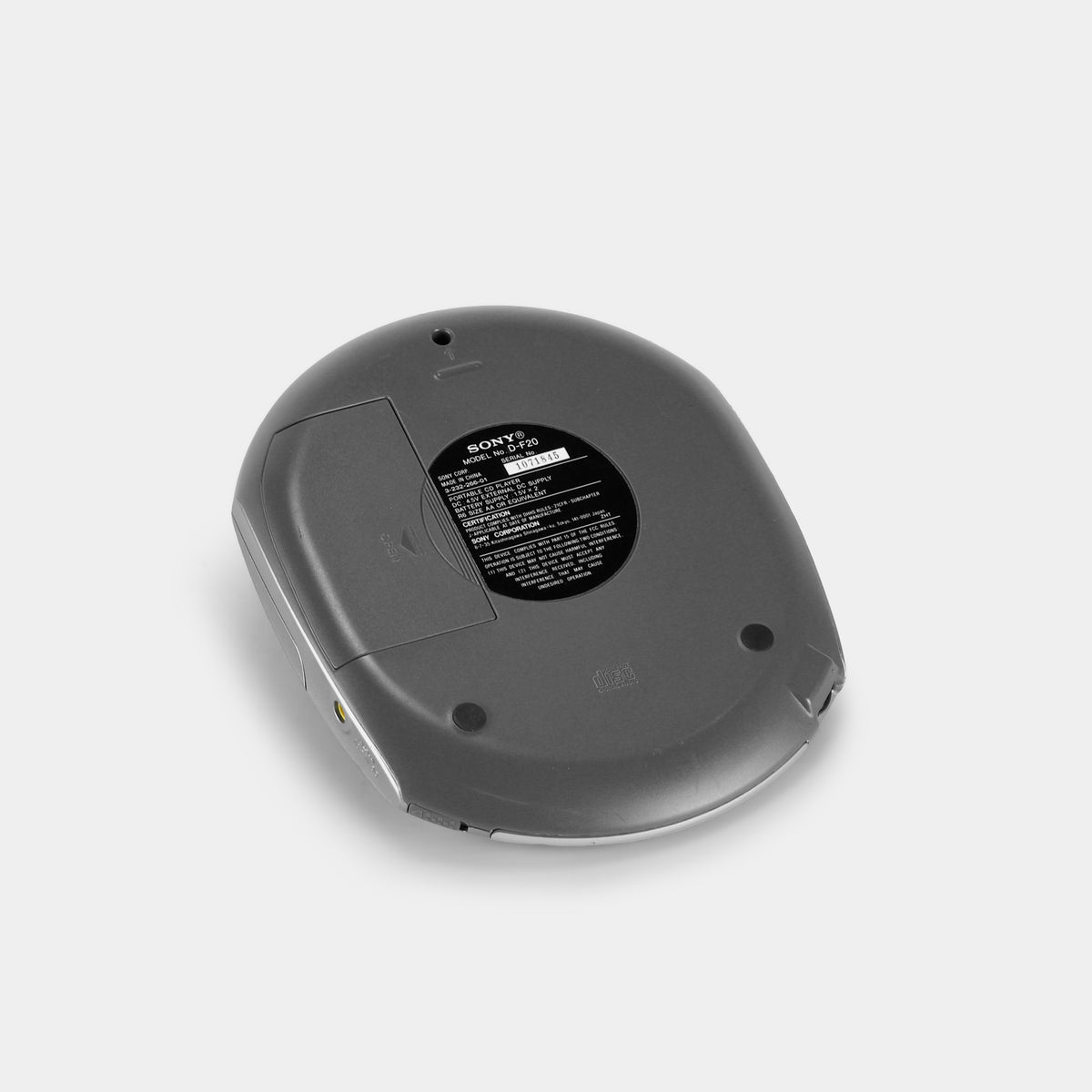 Sony Walkman D-F20 Portable CD Player