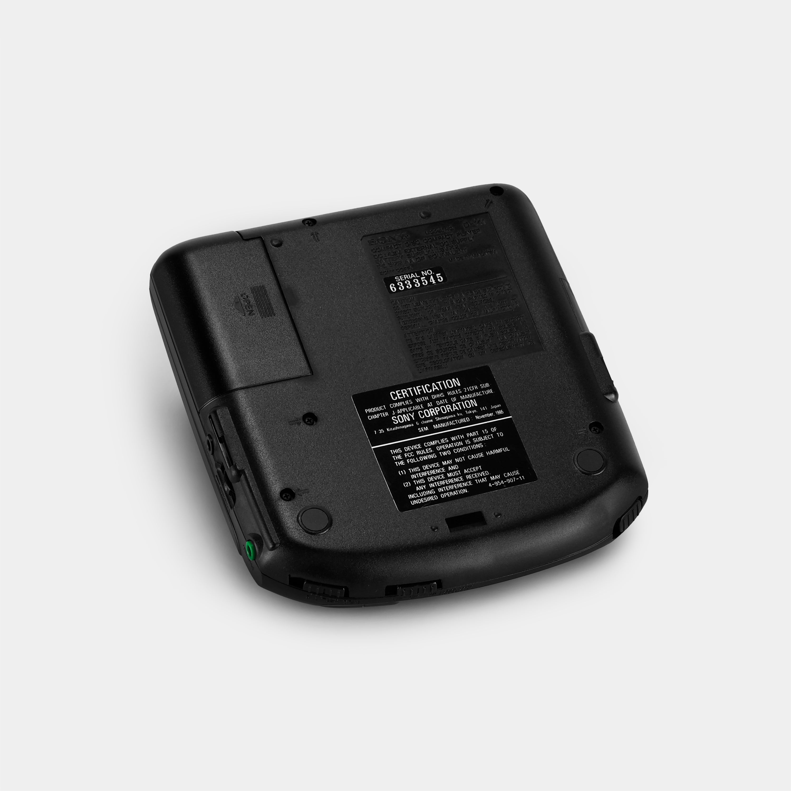 Sony Discman D-141 Portable CD Player – Retrospekt