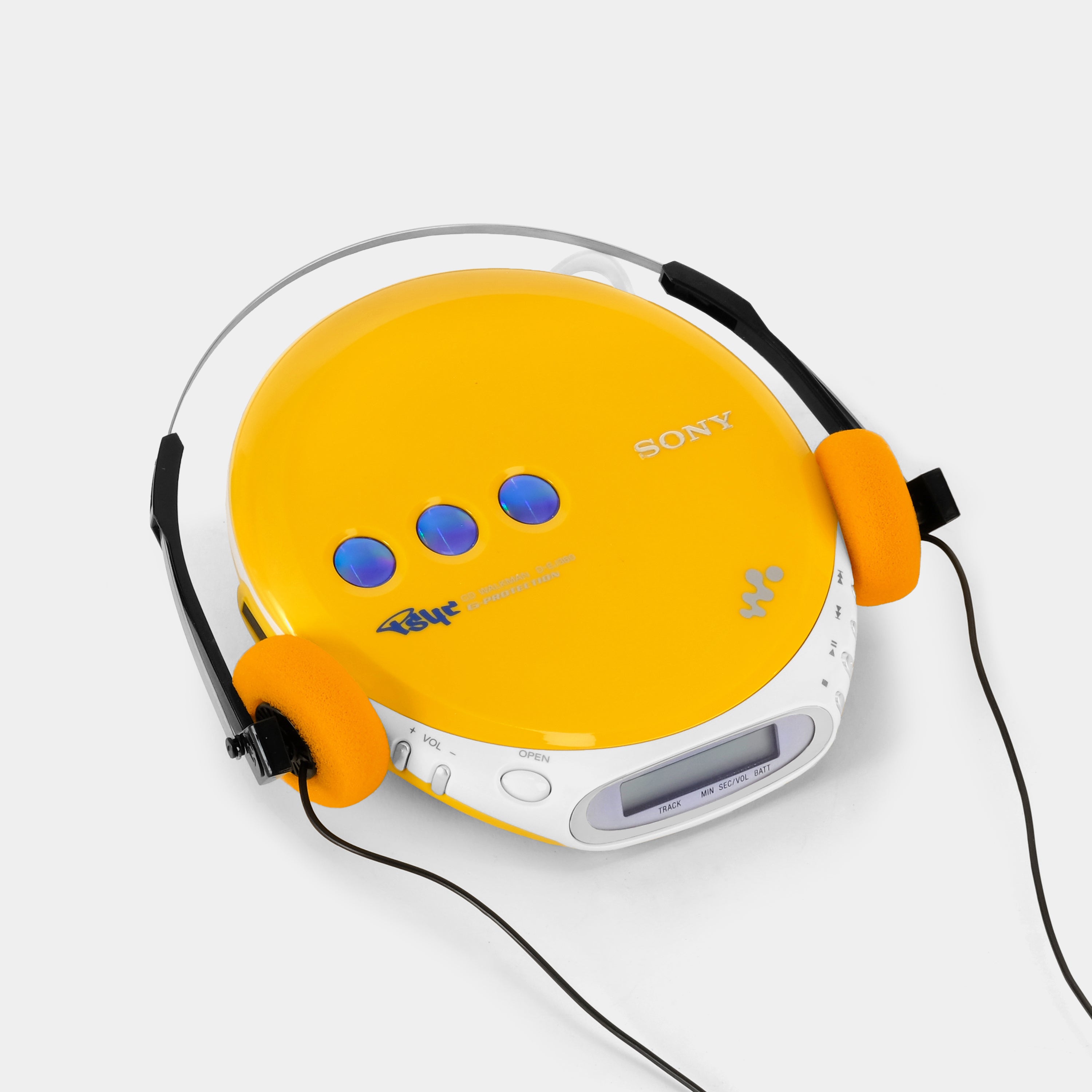 Sony Psyc D-EJ360 Yellow Portable CD Player