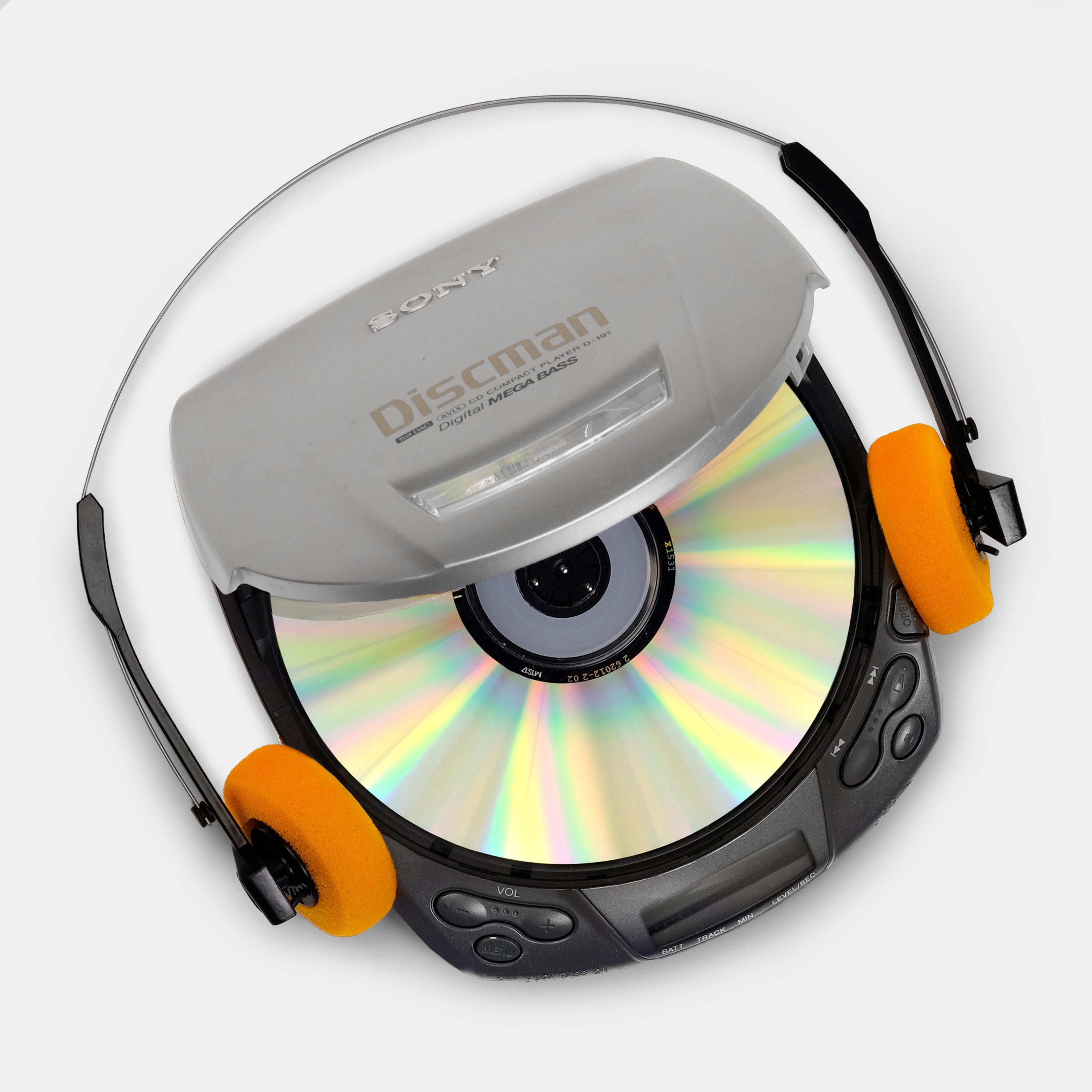 Sony D191 Discman - CD Walkman - Portable CD Player - Blue - VGC (D-191/LC)