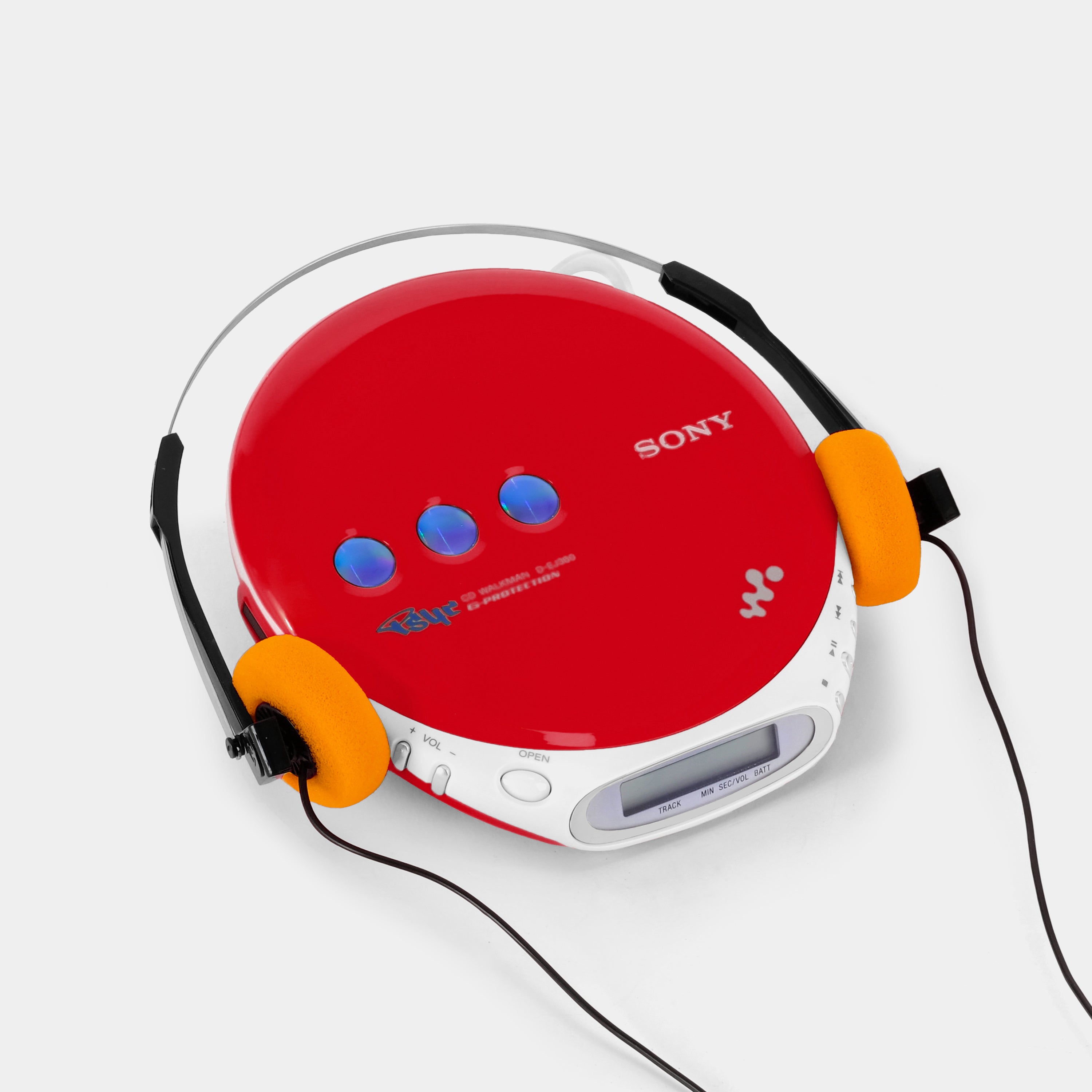 Sony Psyc Walkman D-EJ360 Red Portable CD Player