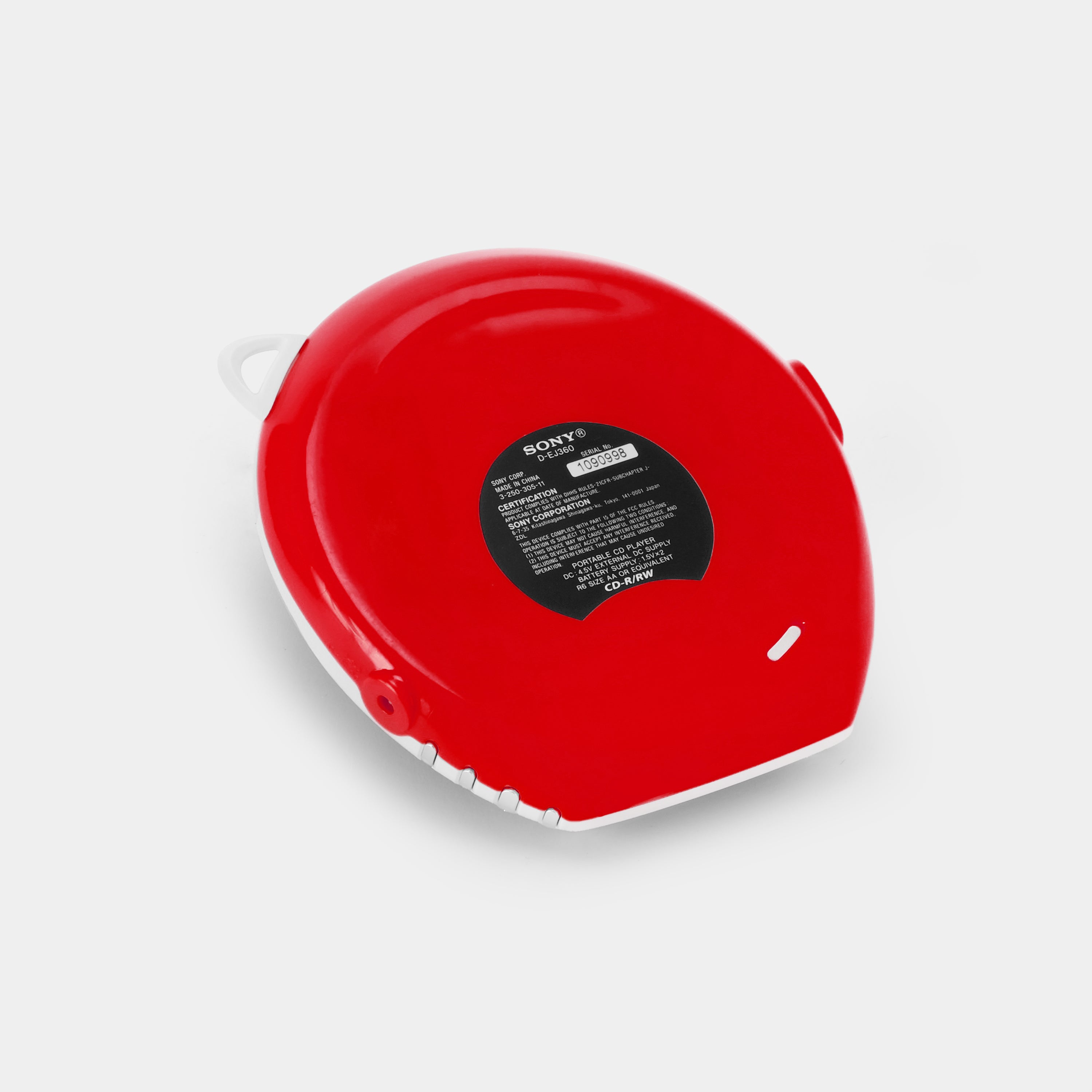 Sony Psyc Walkman D-EJ360 Red Portable CD Player