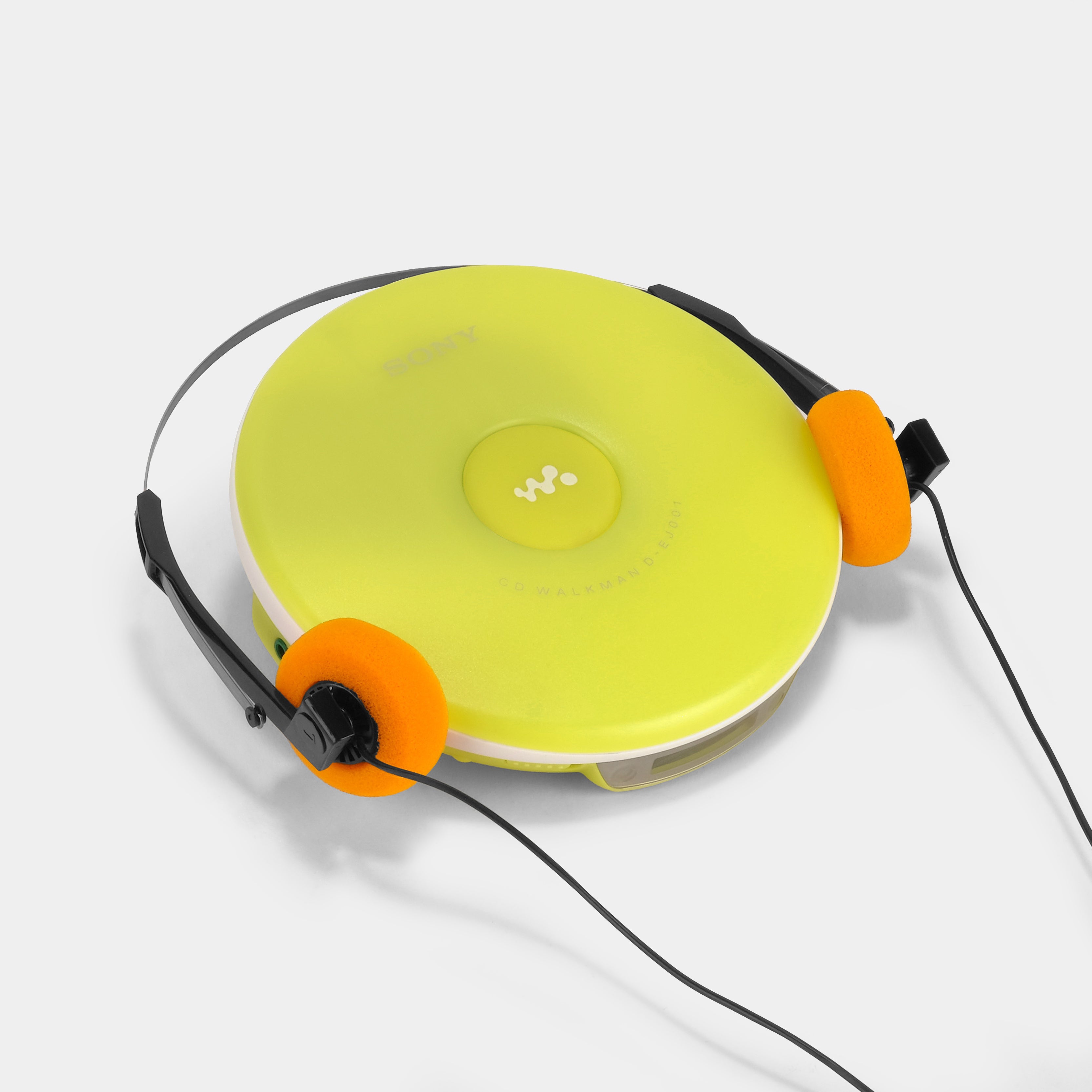 Sony Walkman D-EJ001 Yellow Portable CD Player