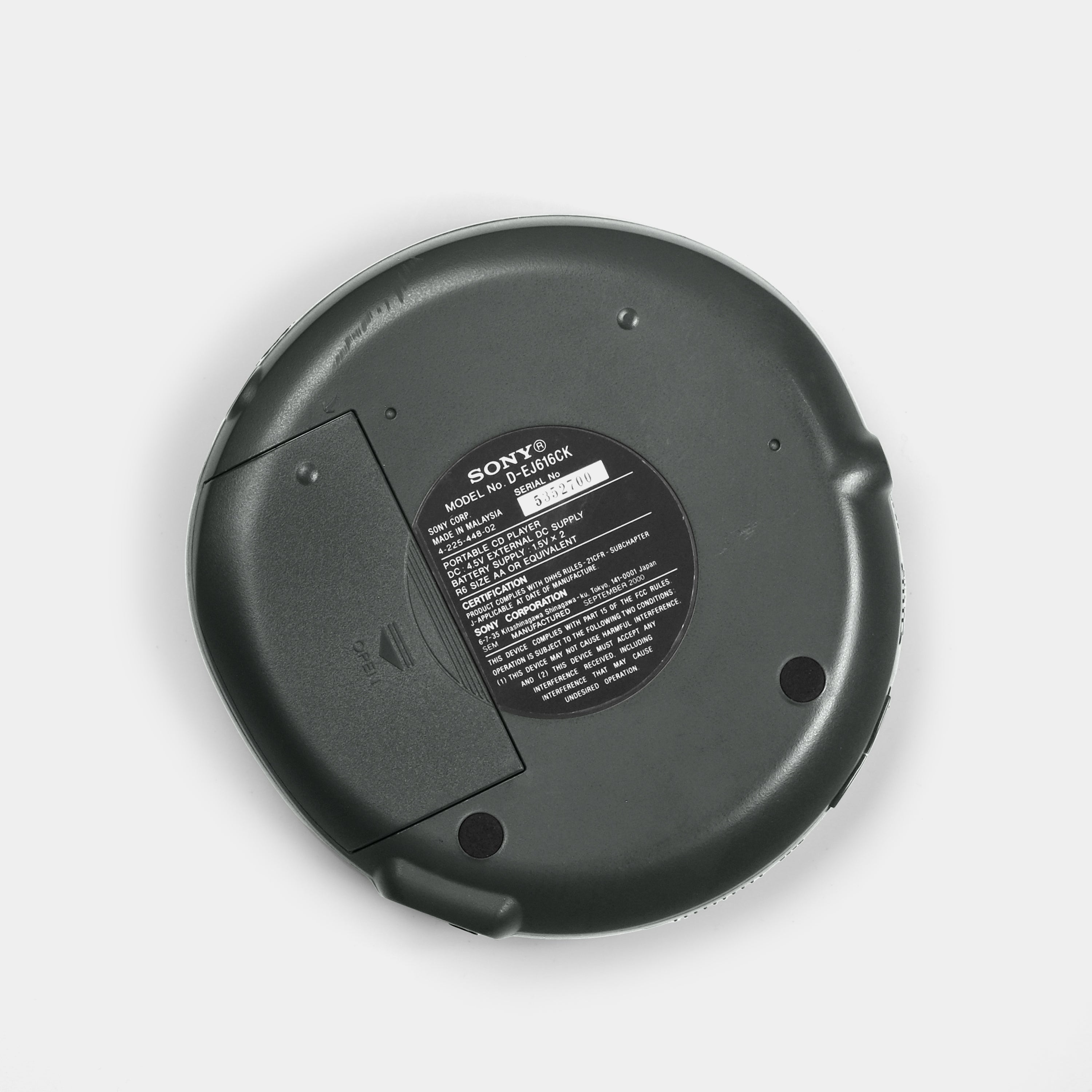 Sony Walkman D-EJ616CK Portable CD Player