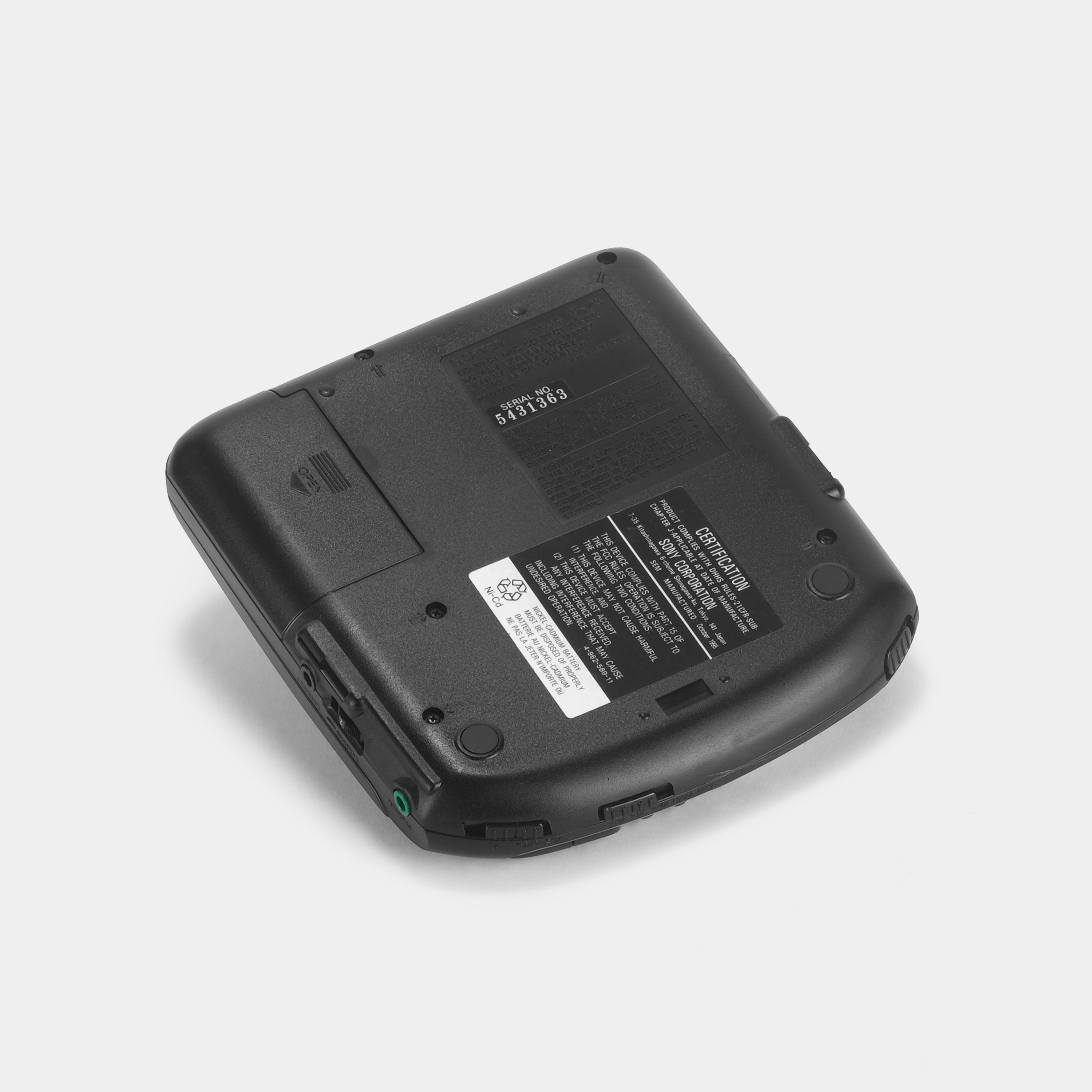 Sony Discman D-143 Portable CD Player