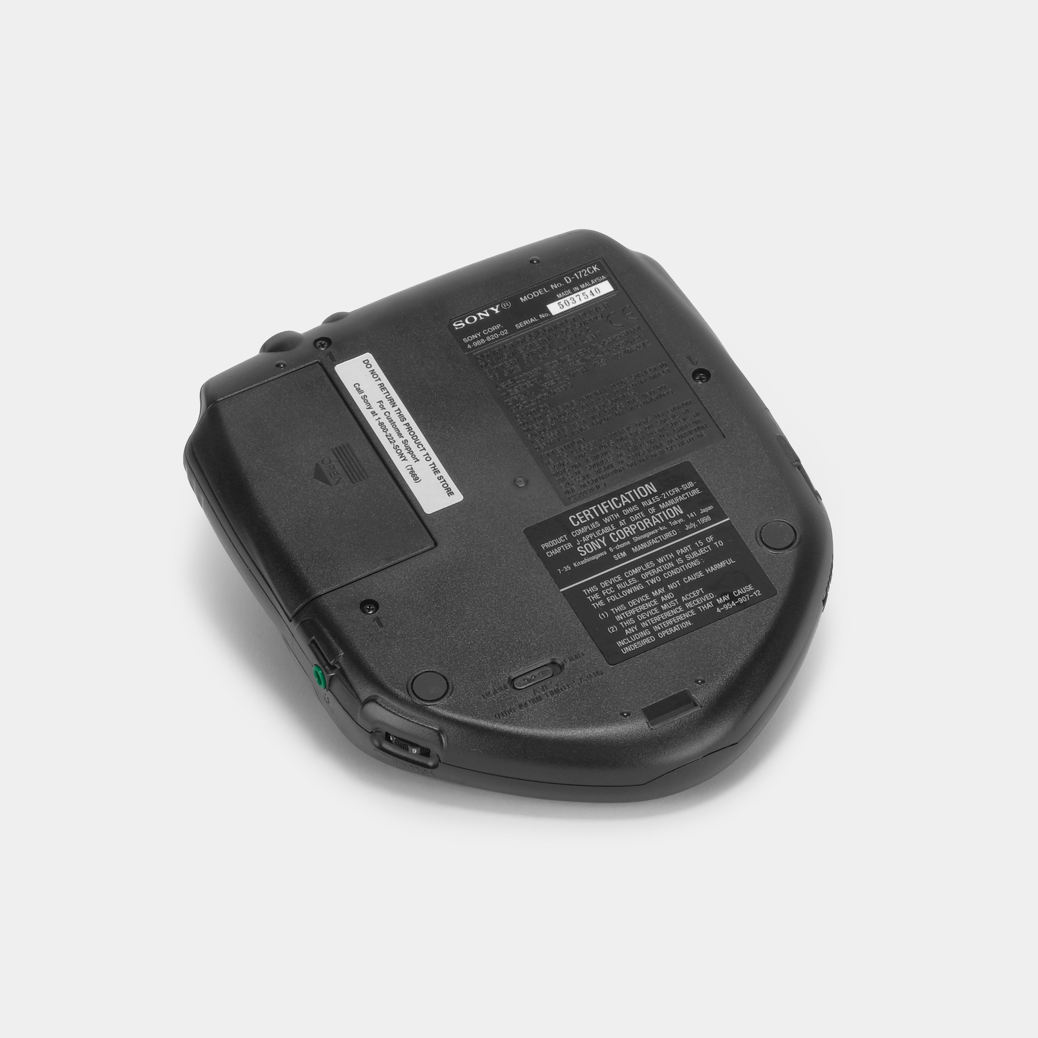 SONY Discman D-50MKⅡ ジャンク SONY ソニー D-50MkII ポータブルCDプレーヤー Discman ディスクマン