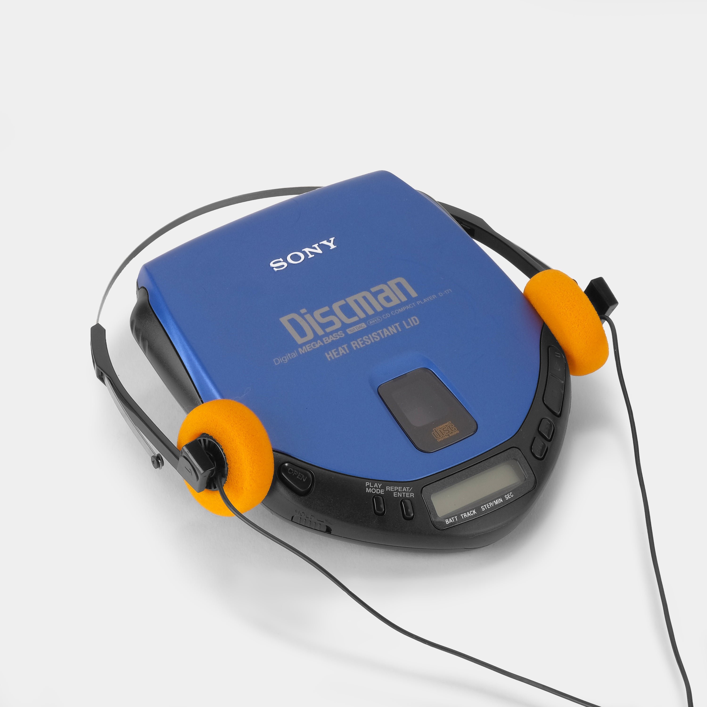 Sony Discman D-171 Blue Portable CD Player