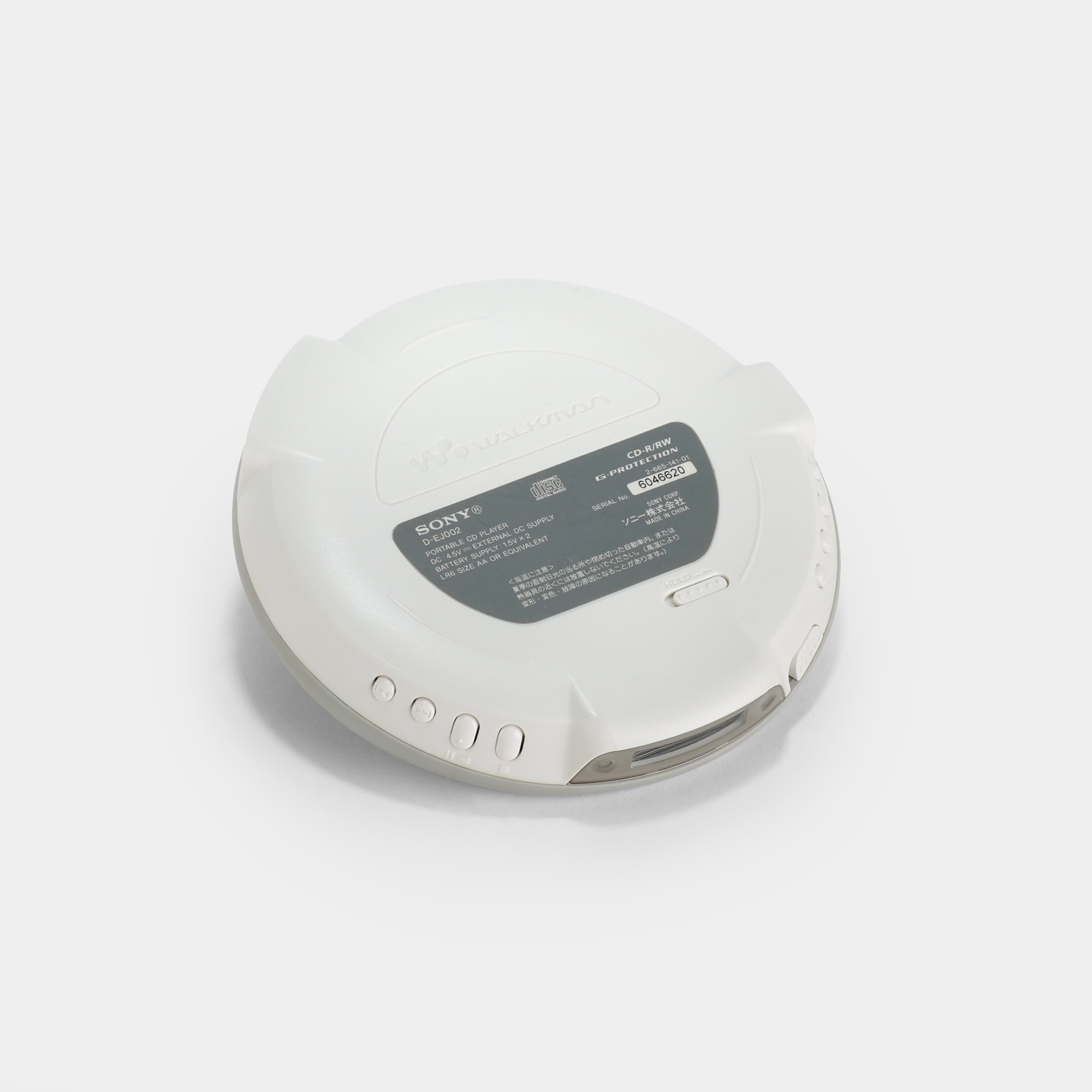 Sony Walkman D-EJ002 White Portable CD Player
