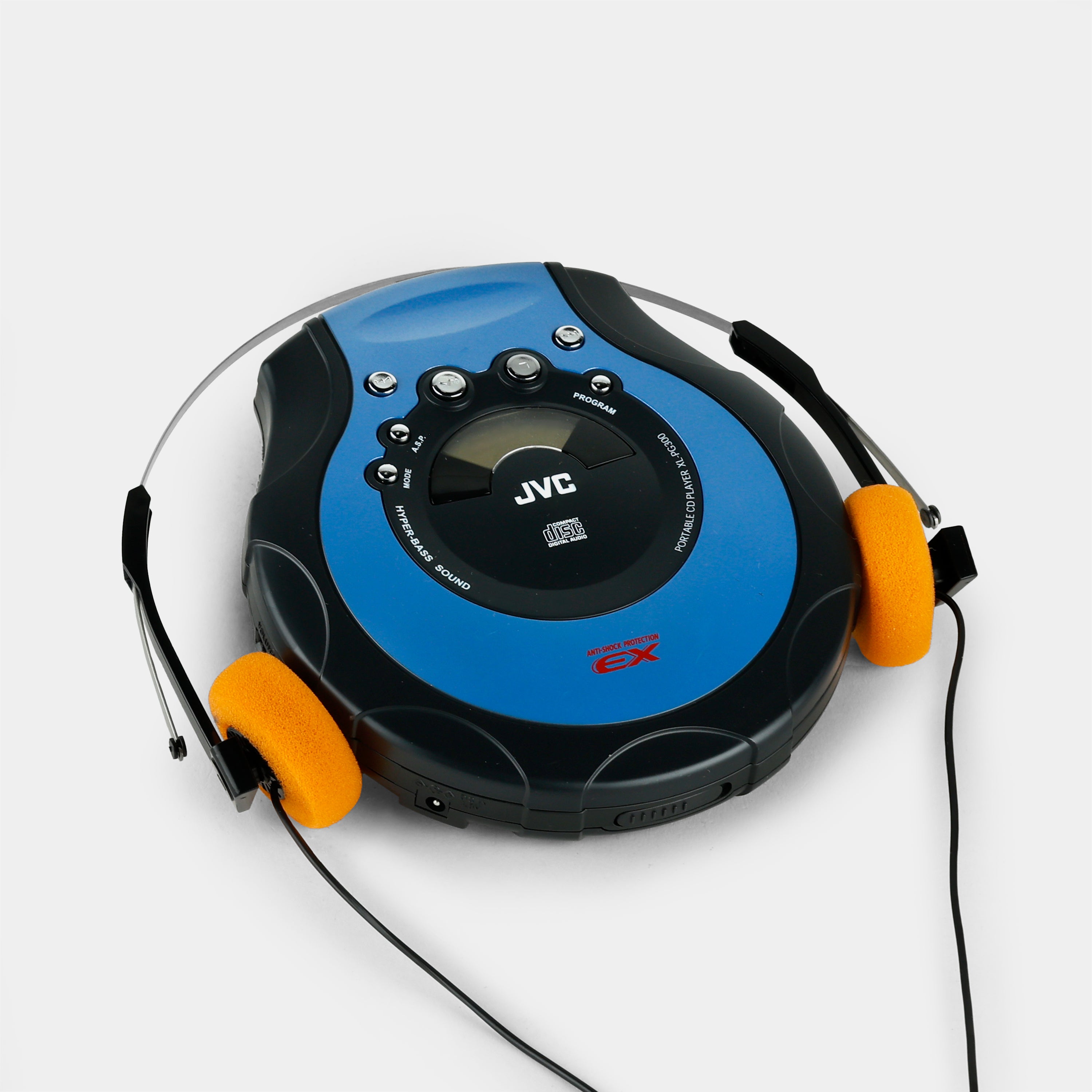 JVC XL-PG300A Blue Portable CD Player