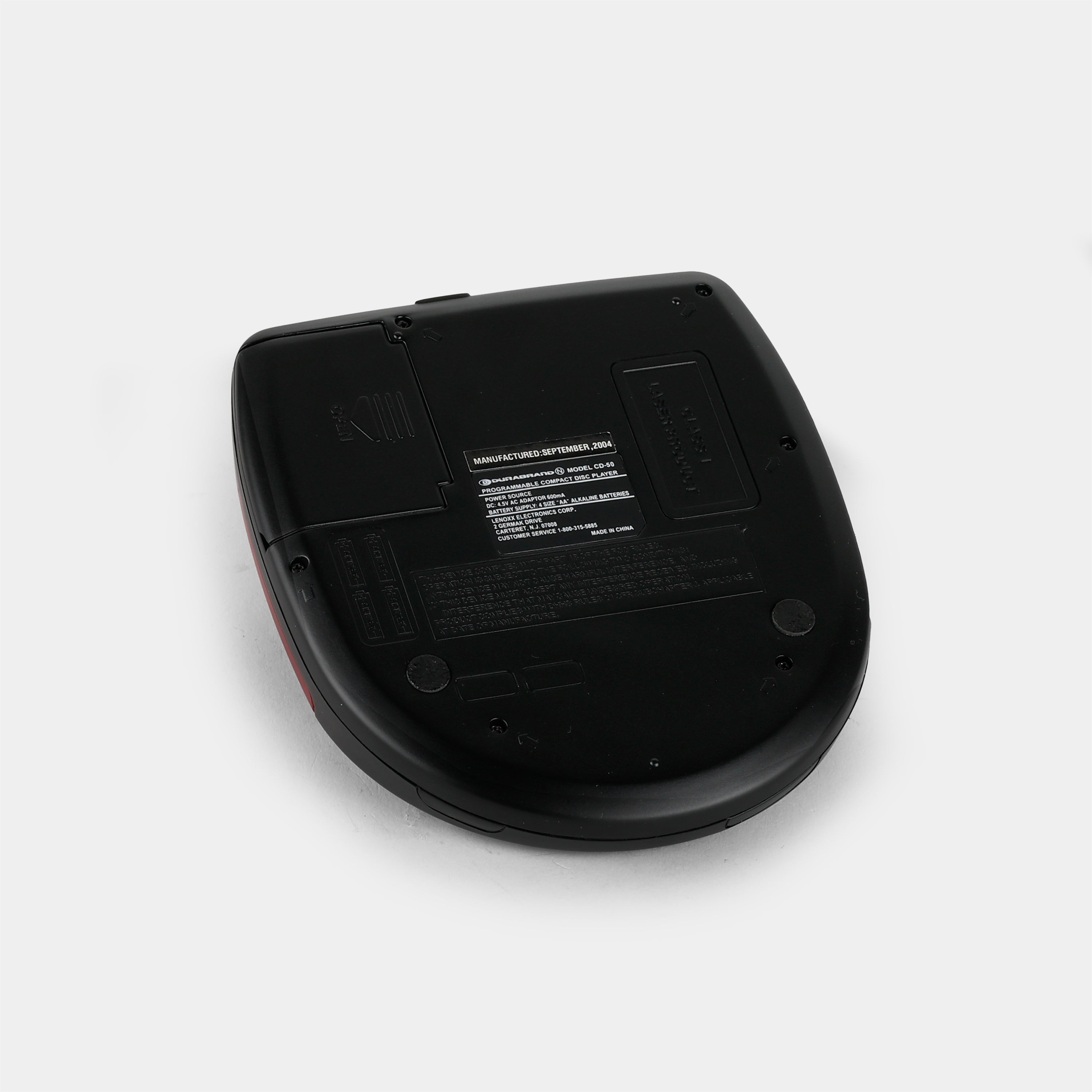 Durabrand CD-50 Red Portable CD Player