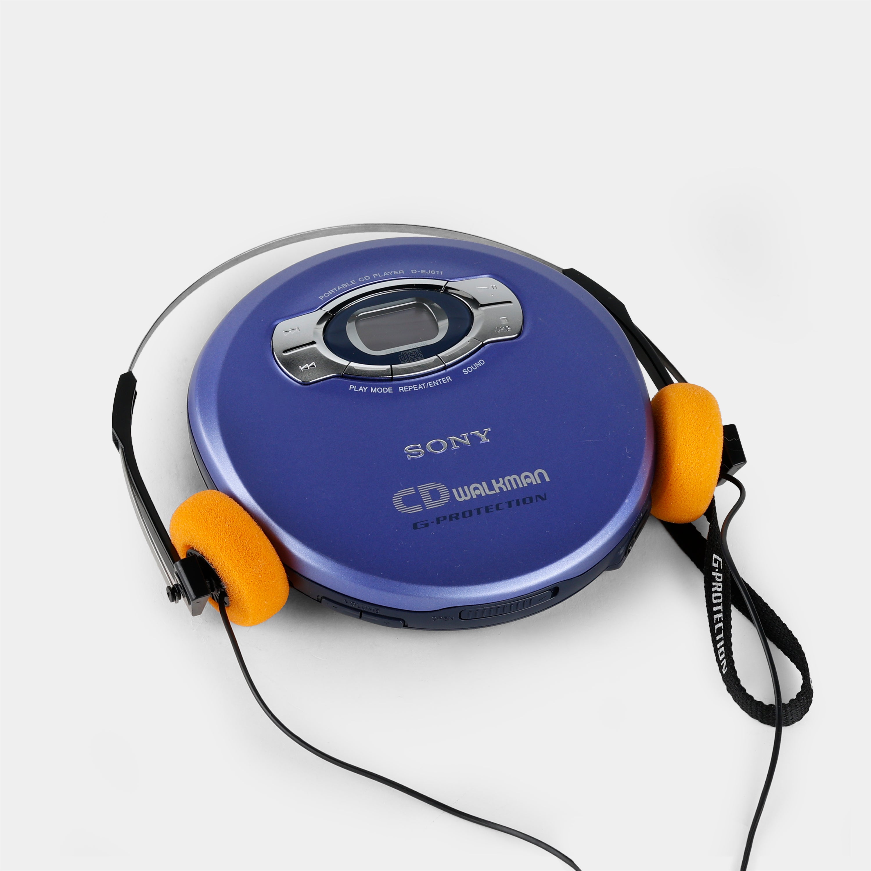 Sony Walkman D-EJ611 Blue Portable CD Player