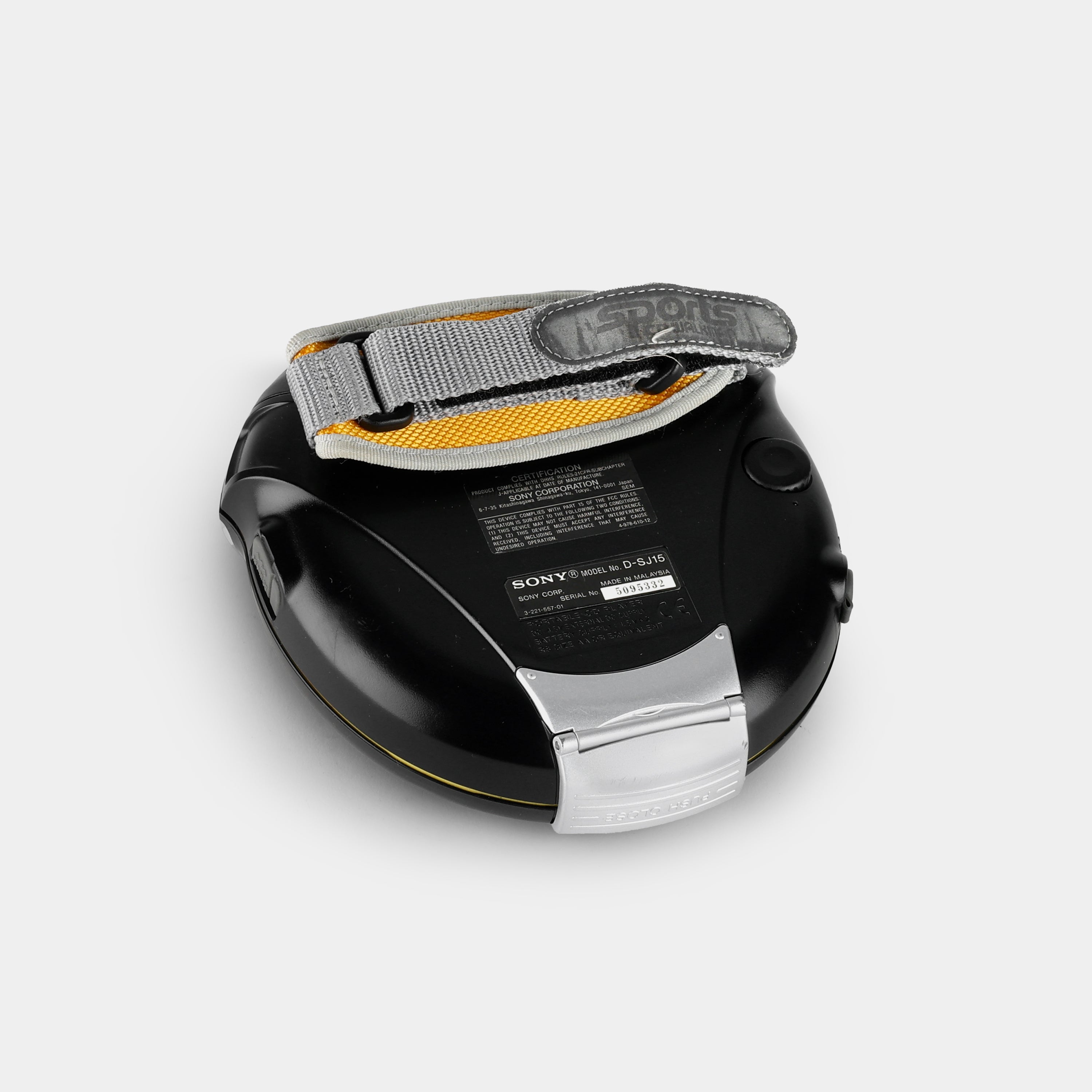 【動作品】SONYSPORTS D-SJ15 CDウォークマン アダプター付 Sony Sports Walkman D-SJ15 Portable CD Player