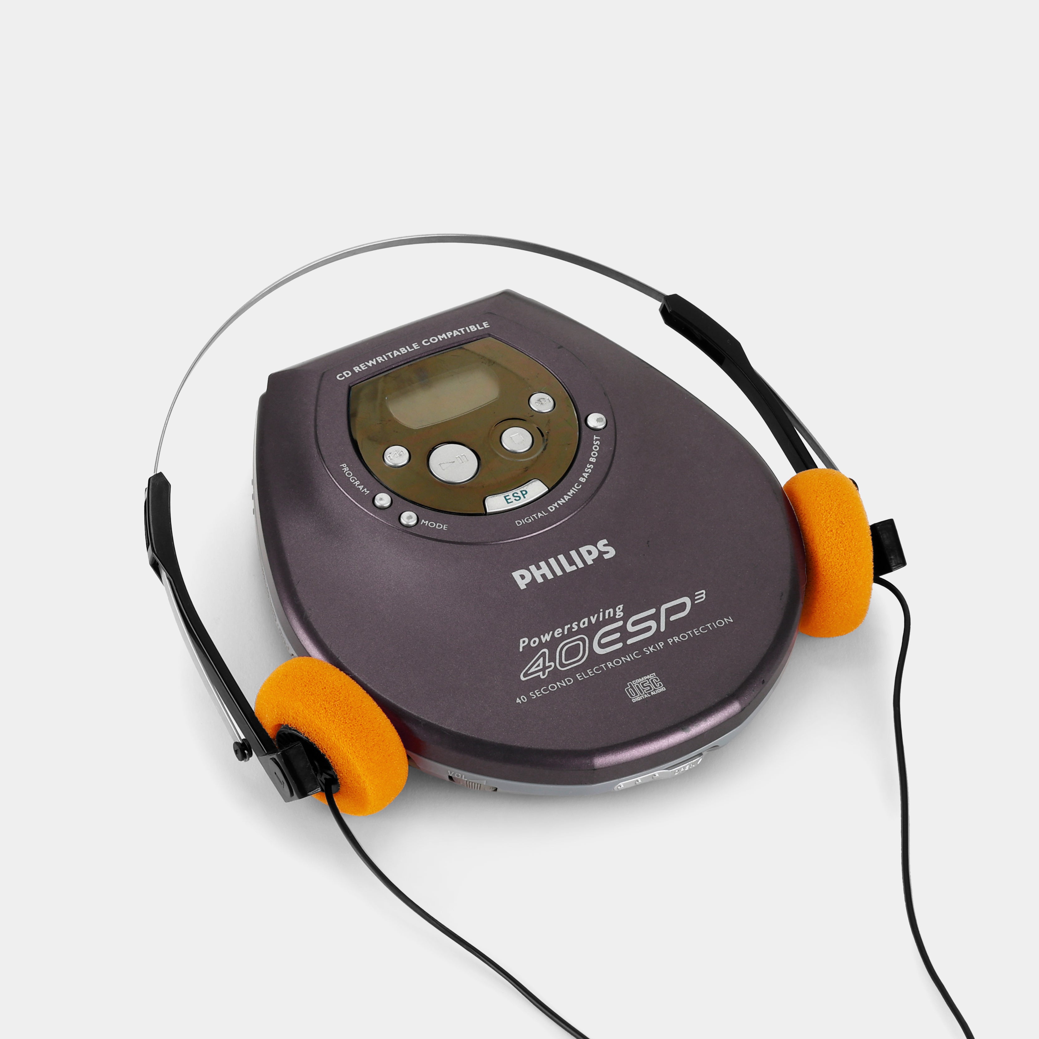 Philips AZ9143/47 Purple Portable CD Player