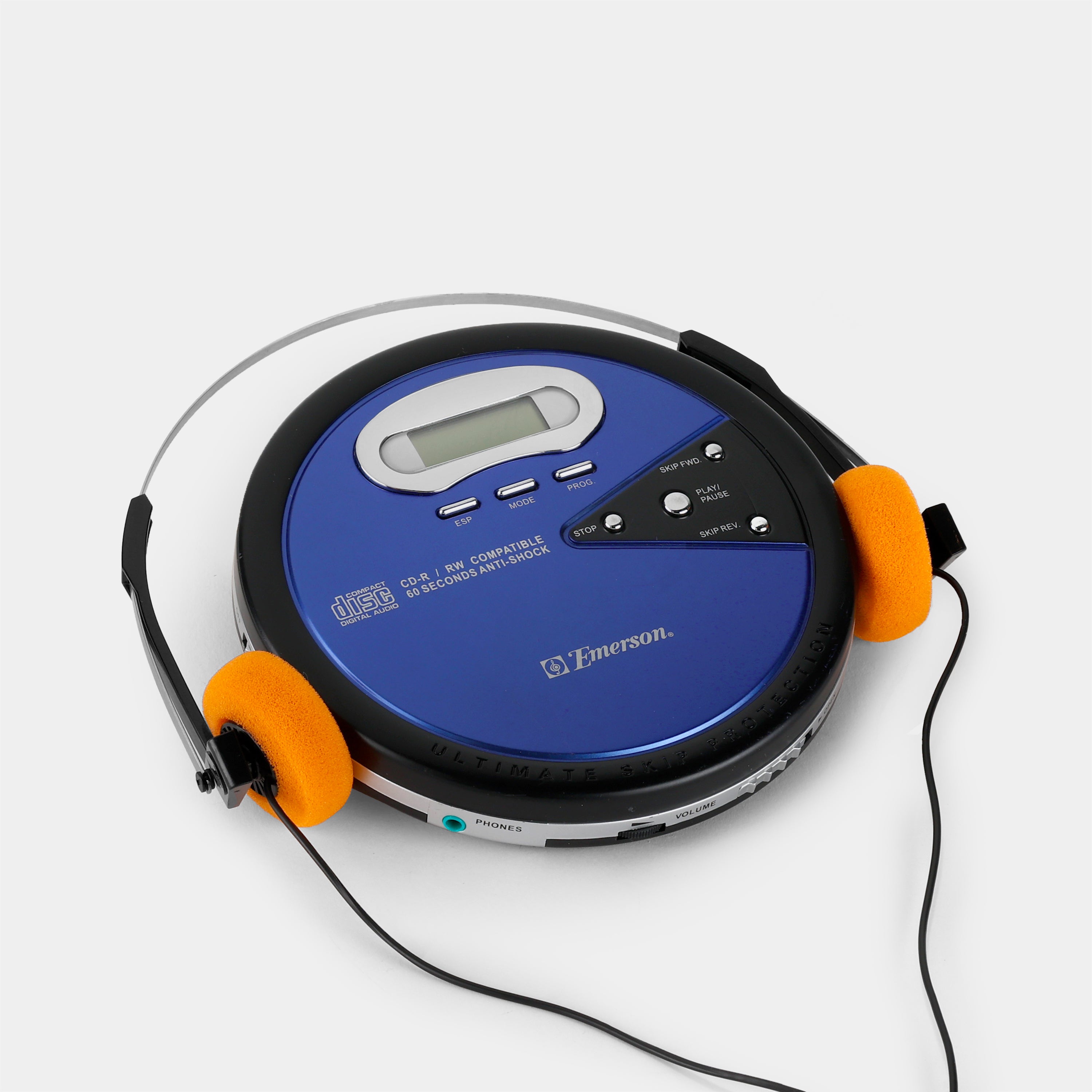 Emerson Blue Portable CD Player