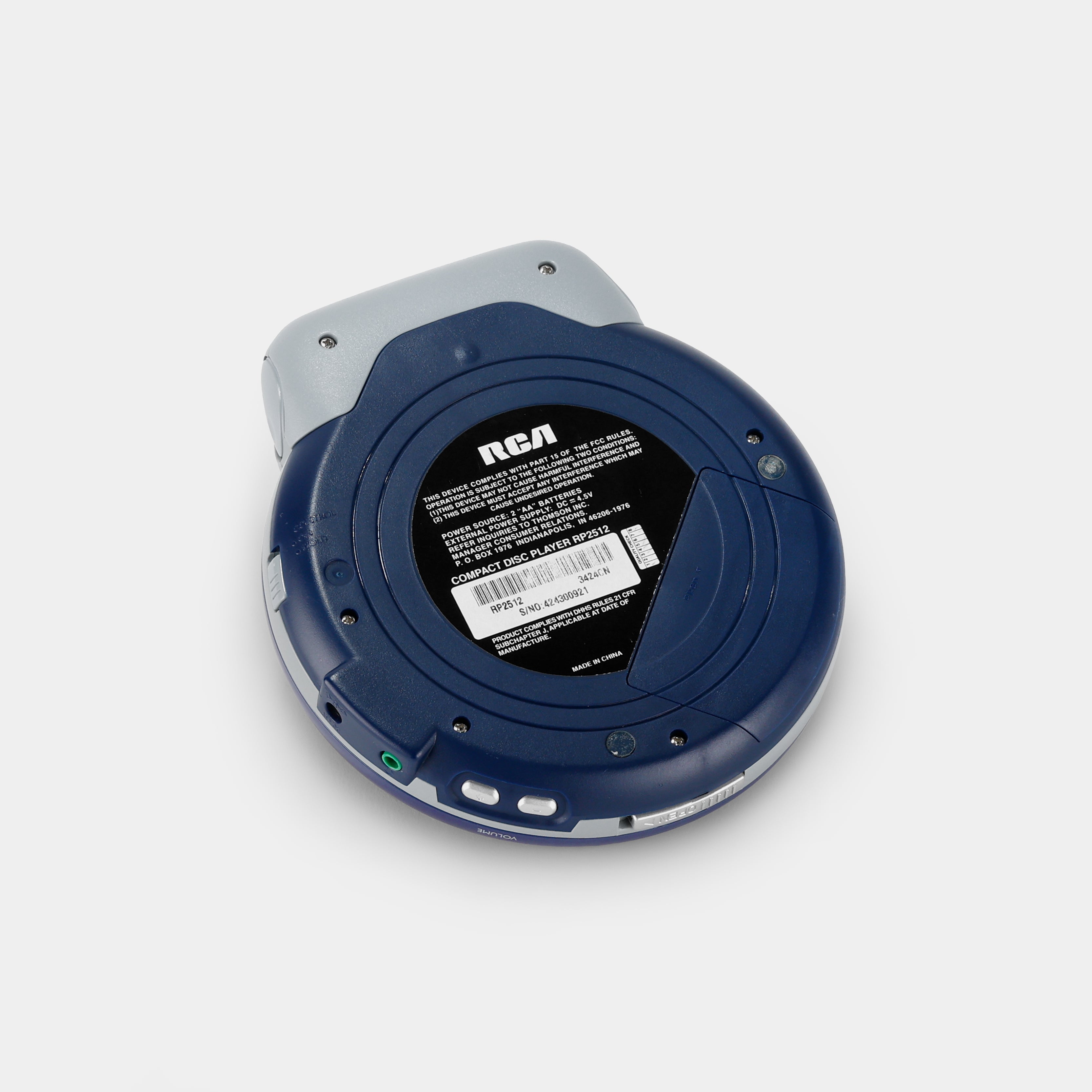 RCA RP2512 Portable CD Player