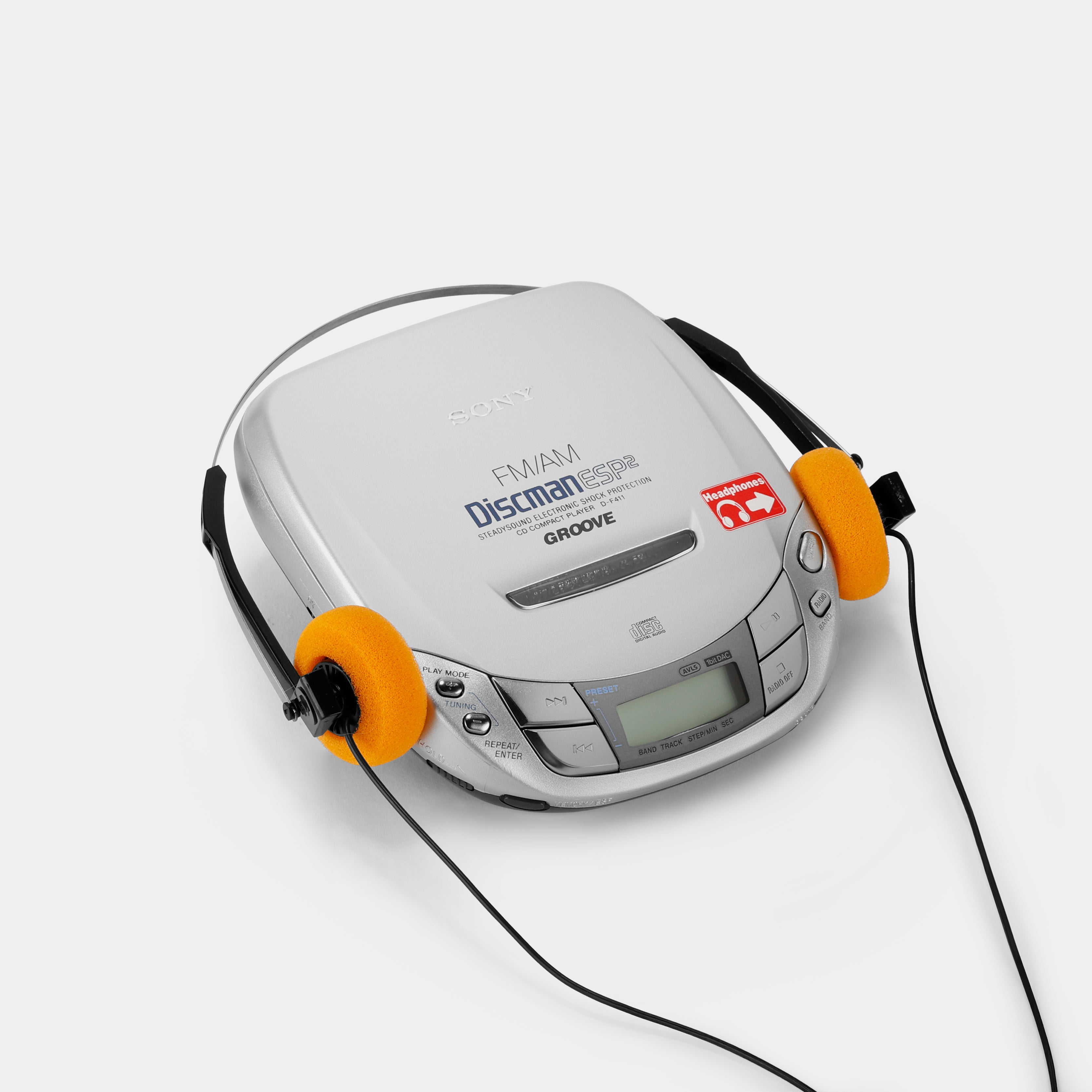Sony Discman D-F411 Portable CD Player