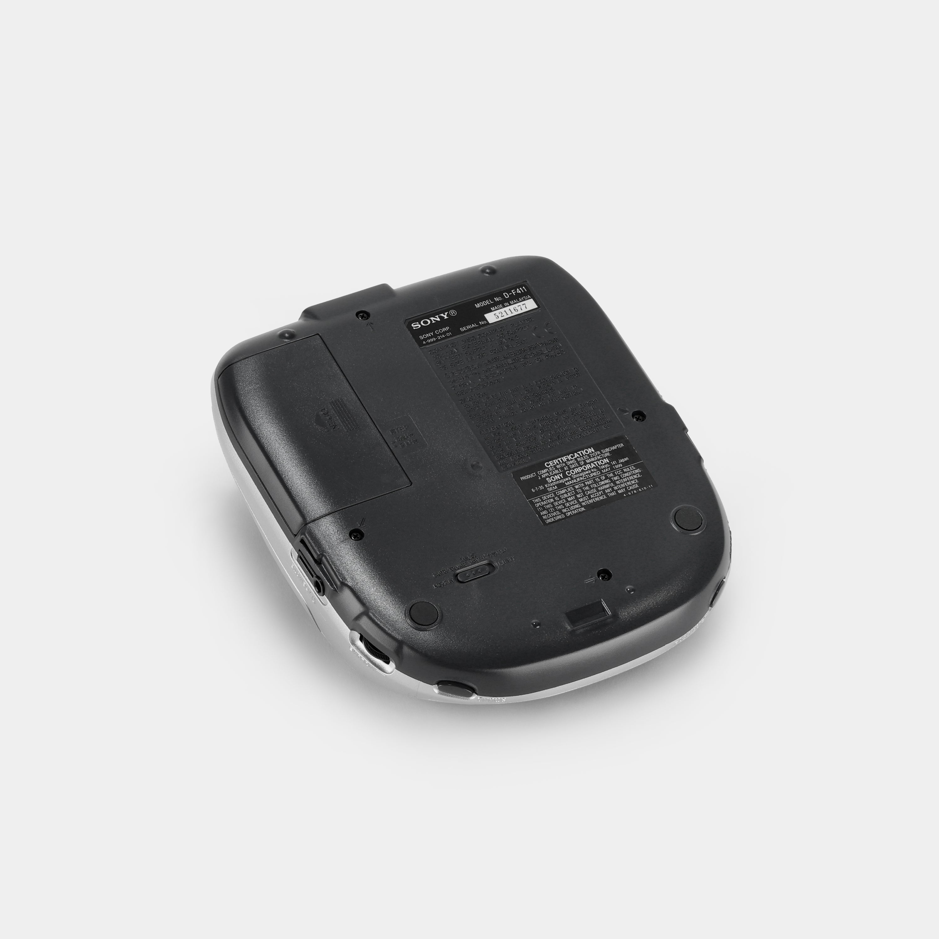 Sony Discman D-F411 Portable CD Player