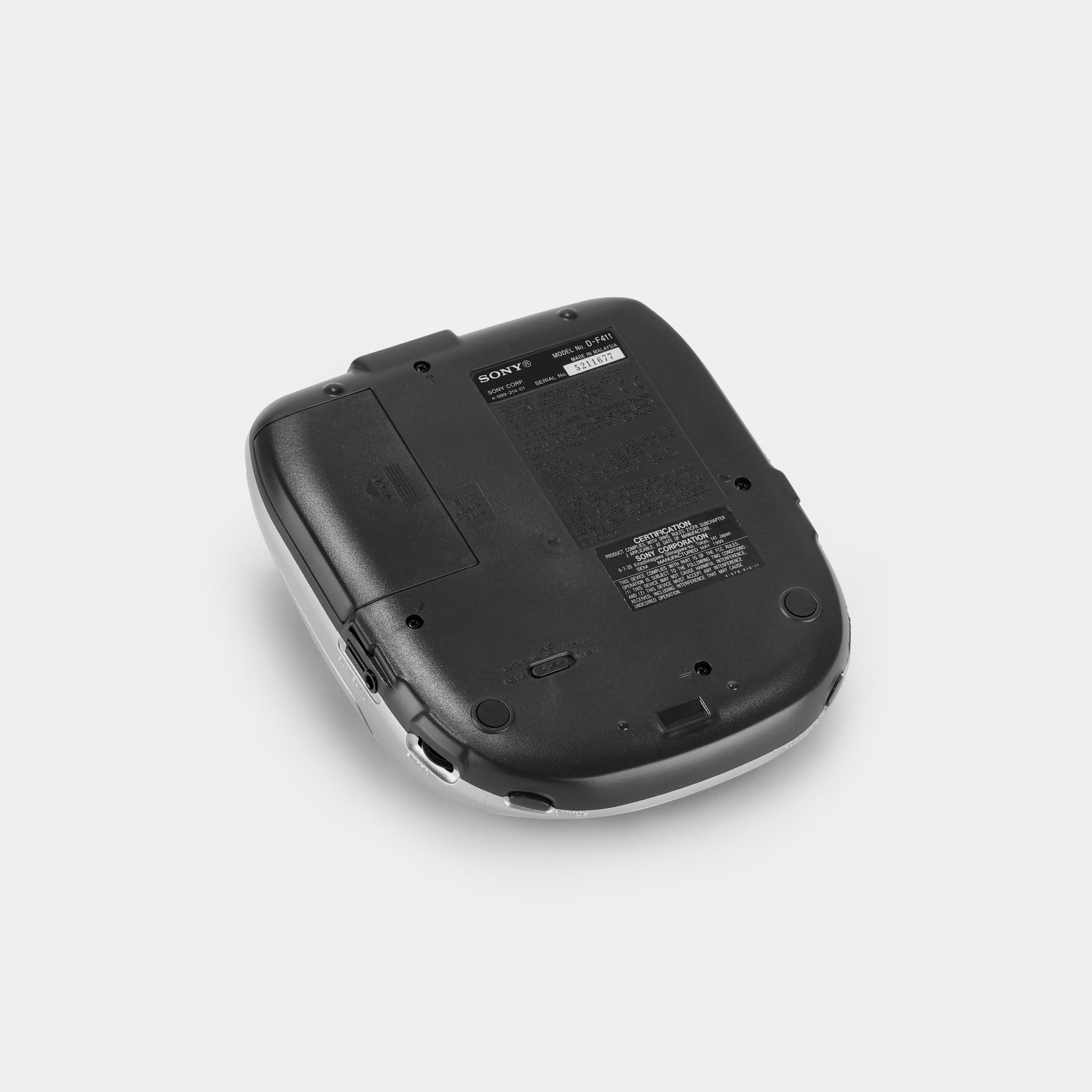 Sony Discman D-F411 Portable CD Player