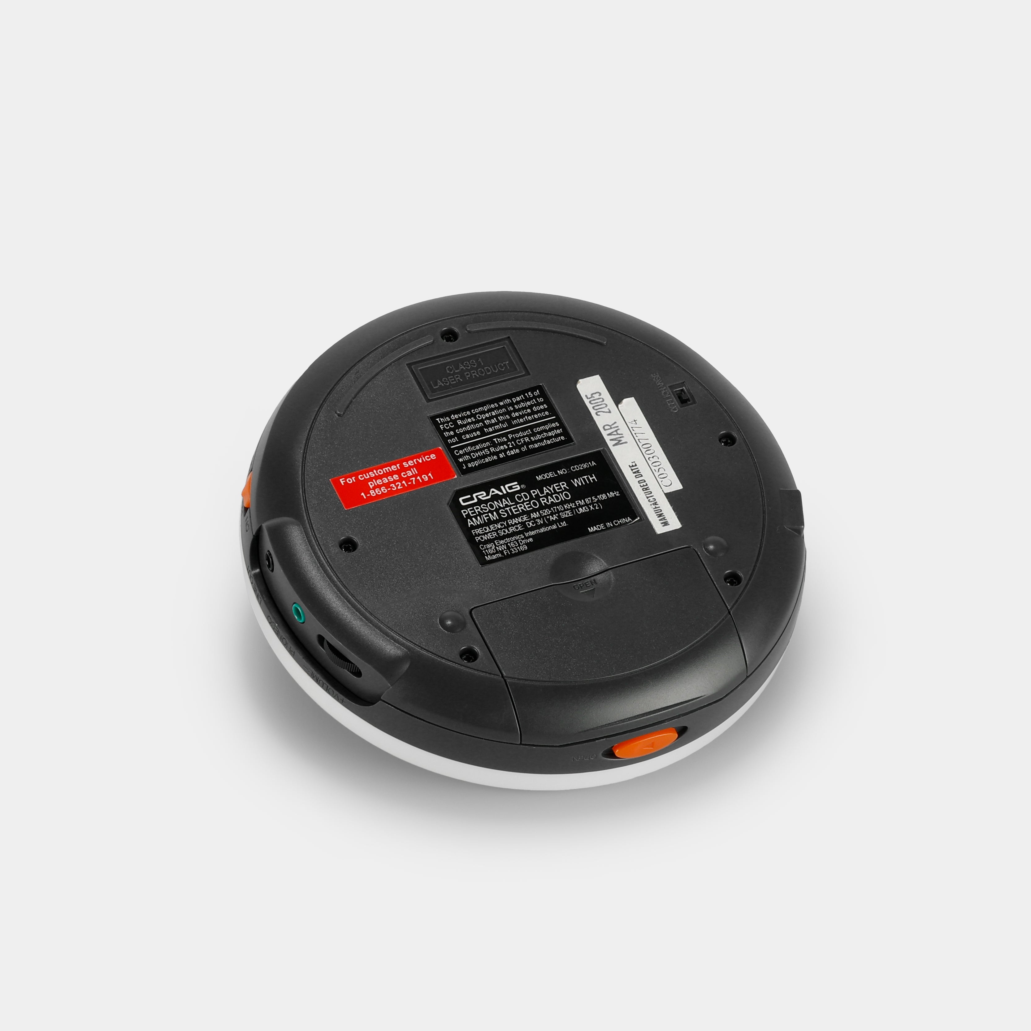 Craig CD2901A Portable CD Player – Retrospekt