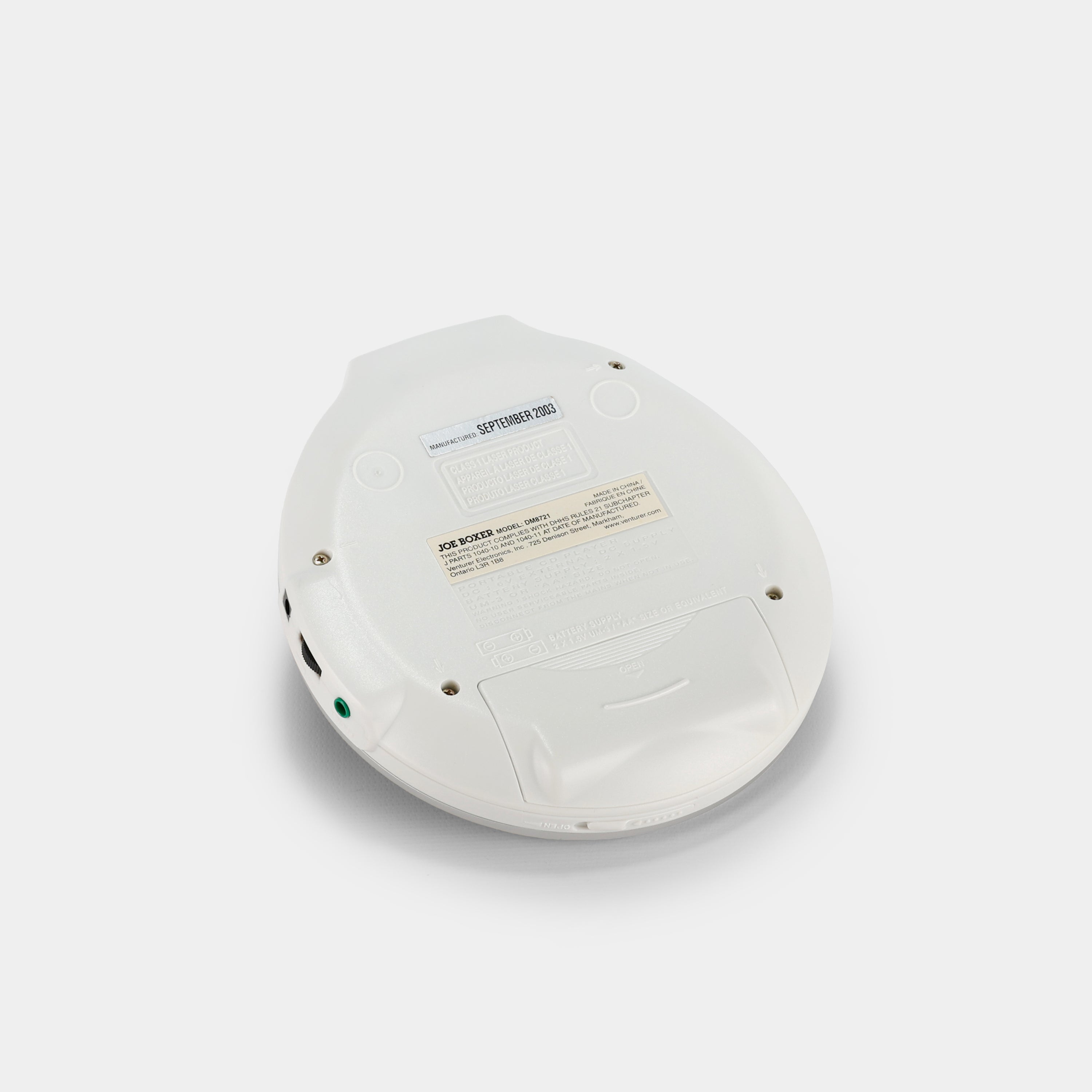Joe Boxer DM8721 Portable CD Player
