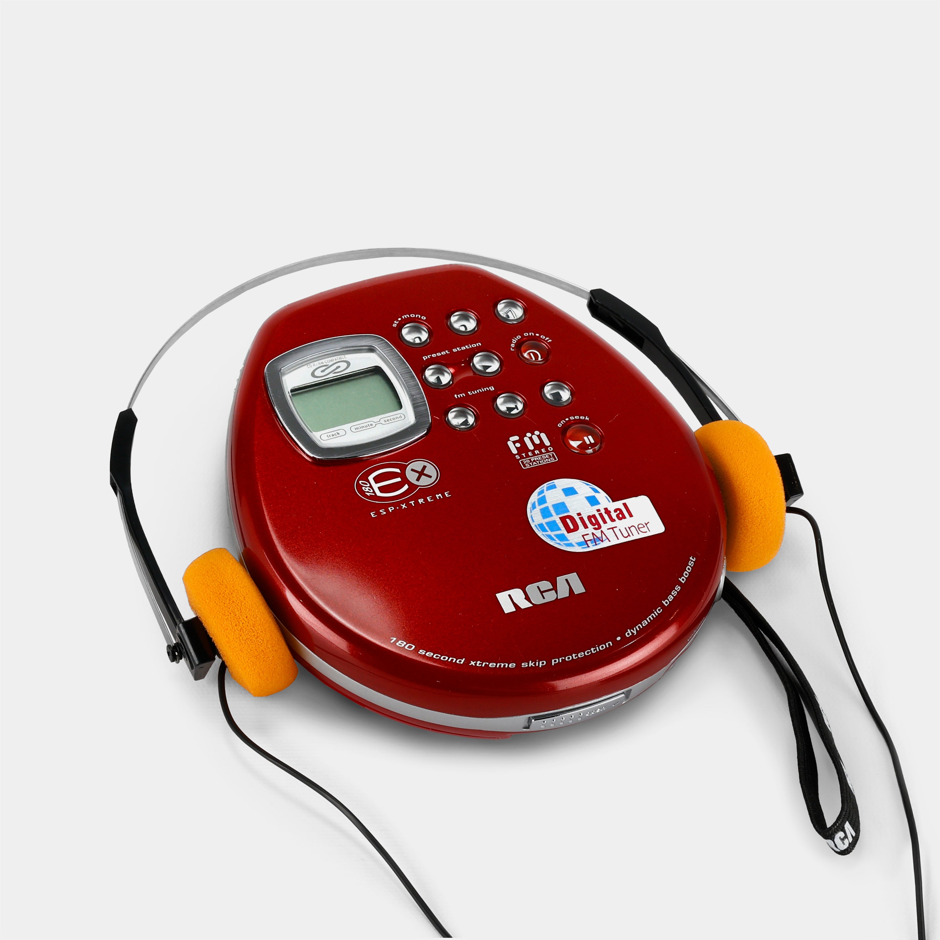 RCA RP2473 Red Portable CD Player
