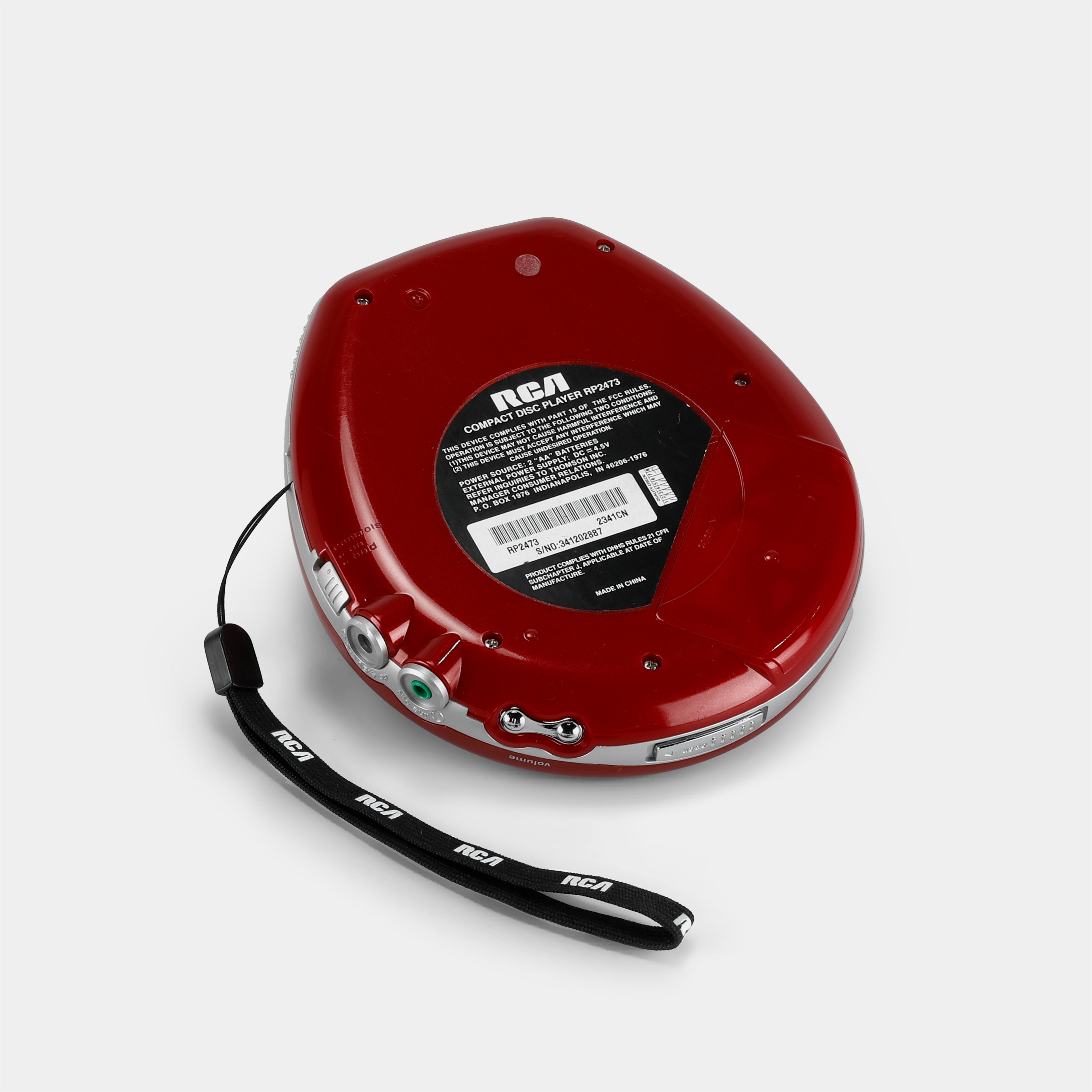 RCA RP2473 Red Portable CD Player