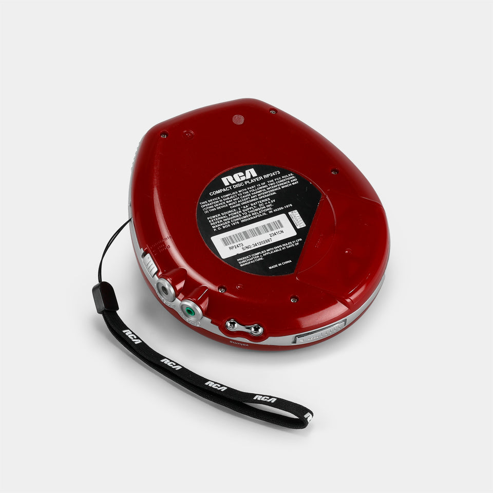 RCA RP2473 Red Portable CD Player – Retrospekt