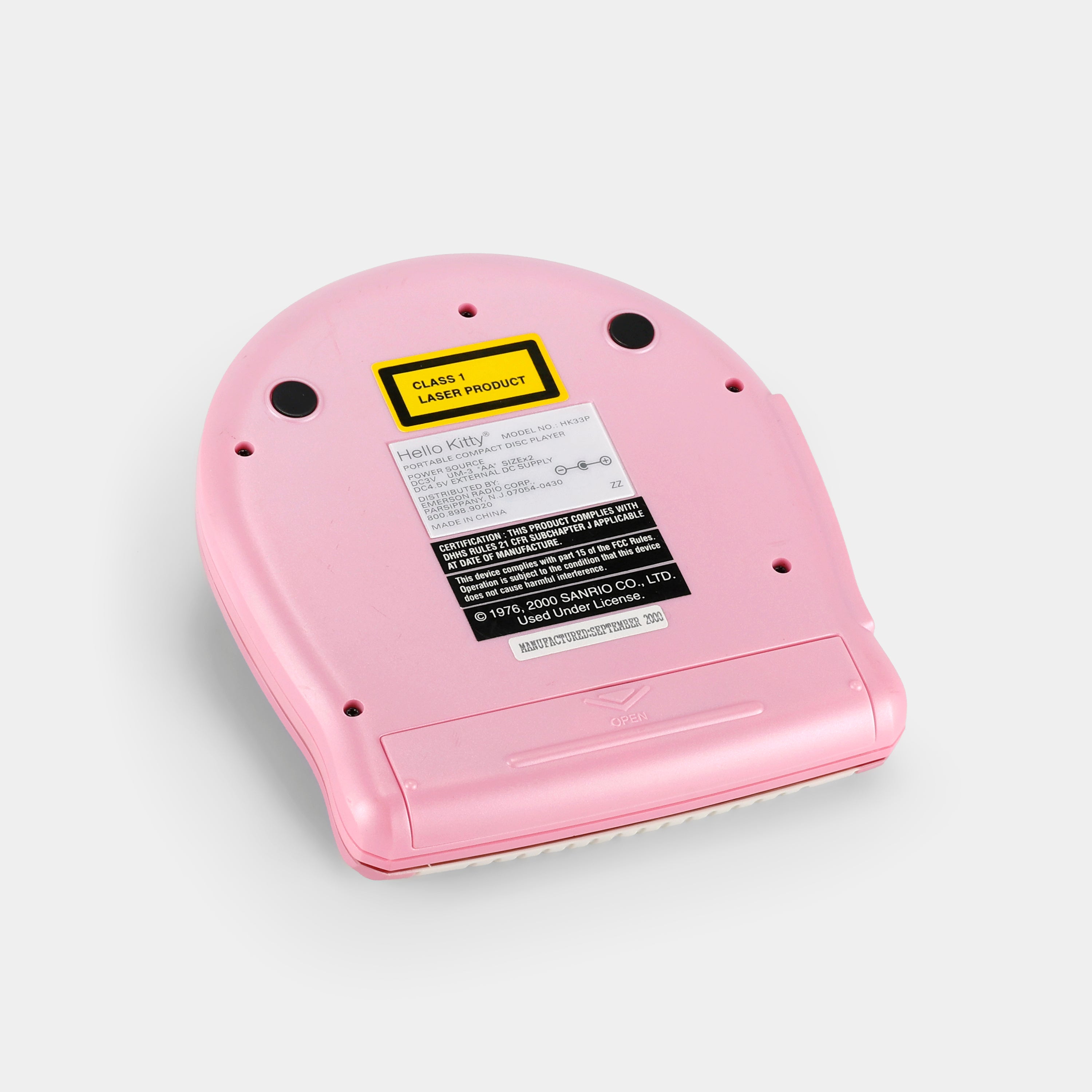 Emerson HK33P Hello Kitty Portable CD Player