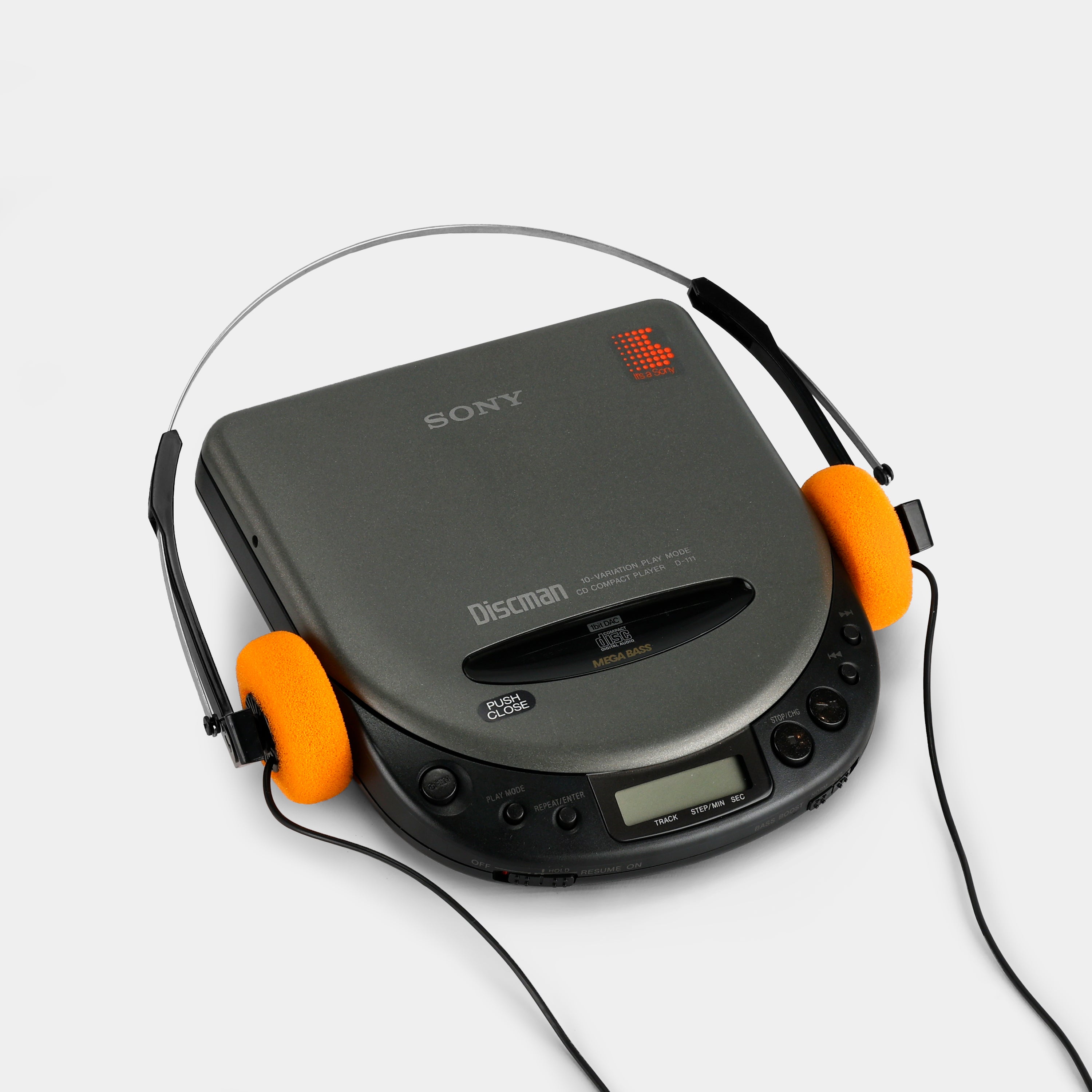 SONY Discman D-111 ポータブルCDプレーヤー 本体 Sony D-111 Portable CD Player – Retrospekt