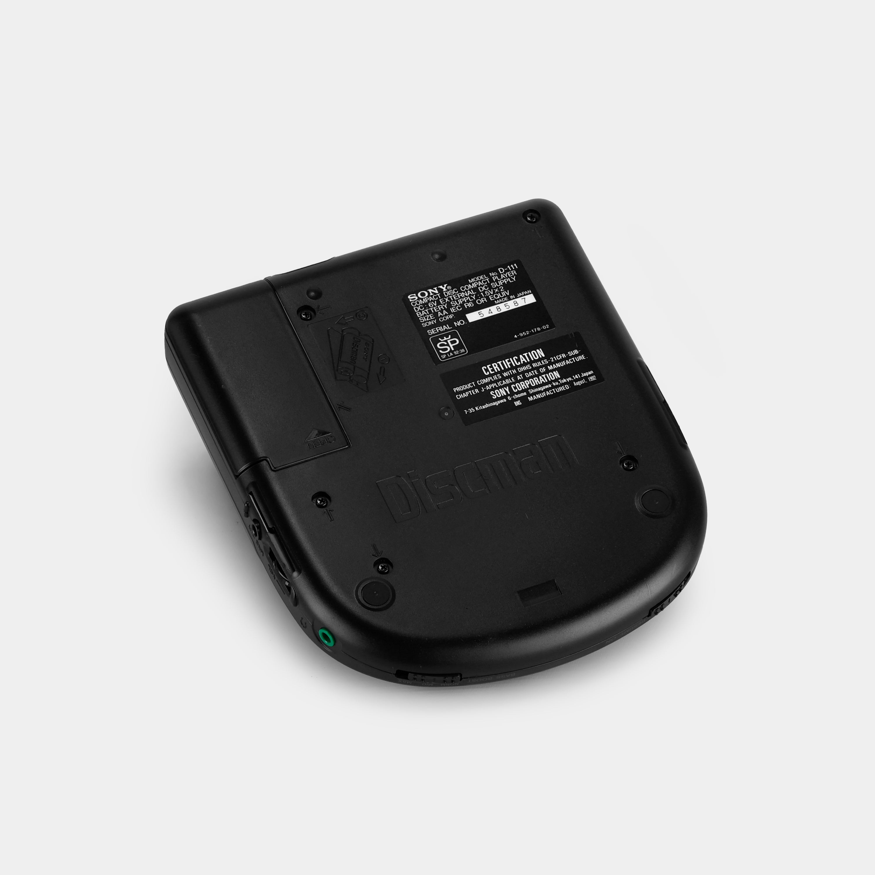 Sony D-111 Portable CD Player – Retrospekt