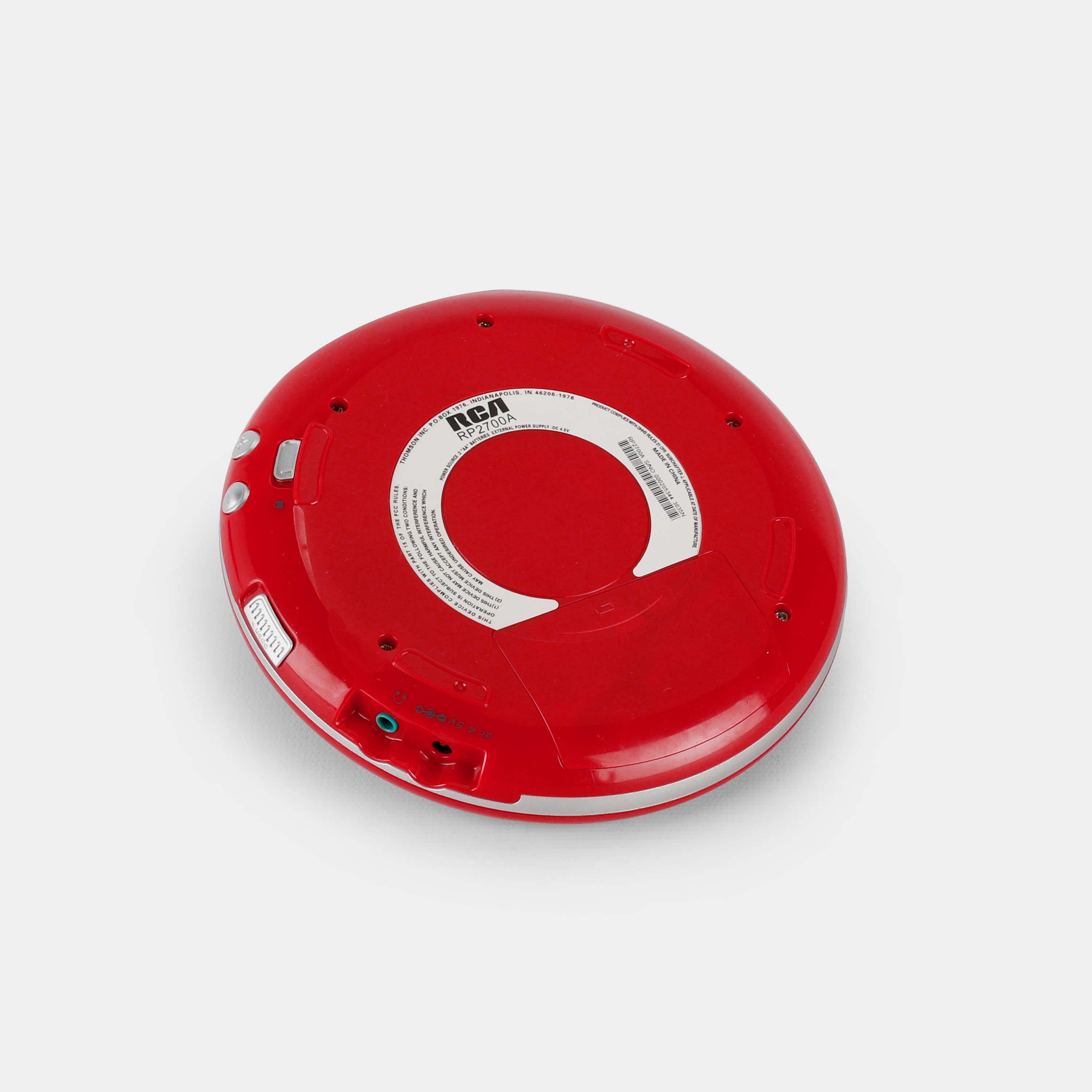 RCA RP2700A Red Portable CD Player