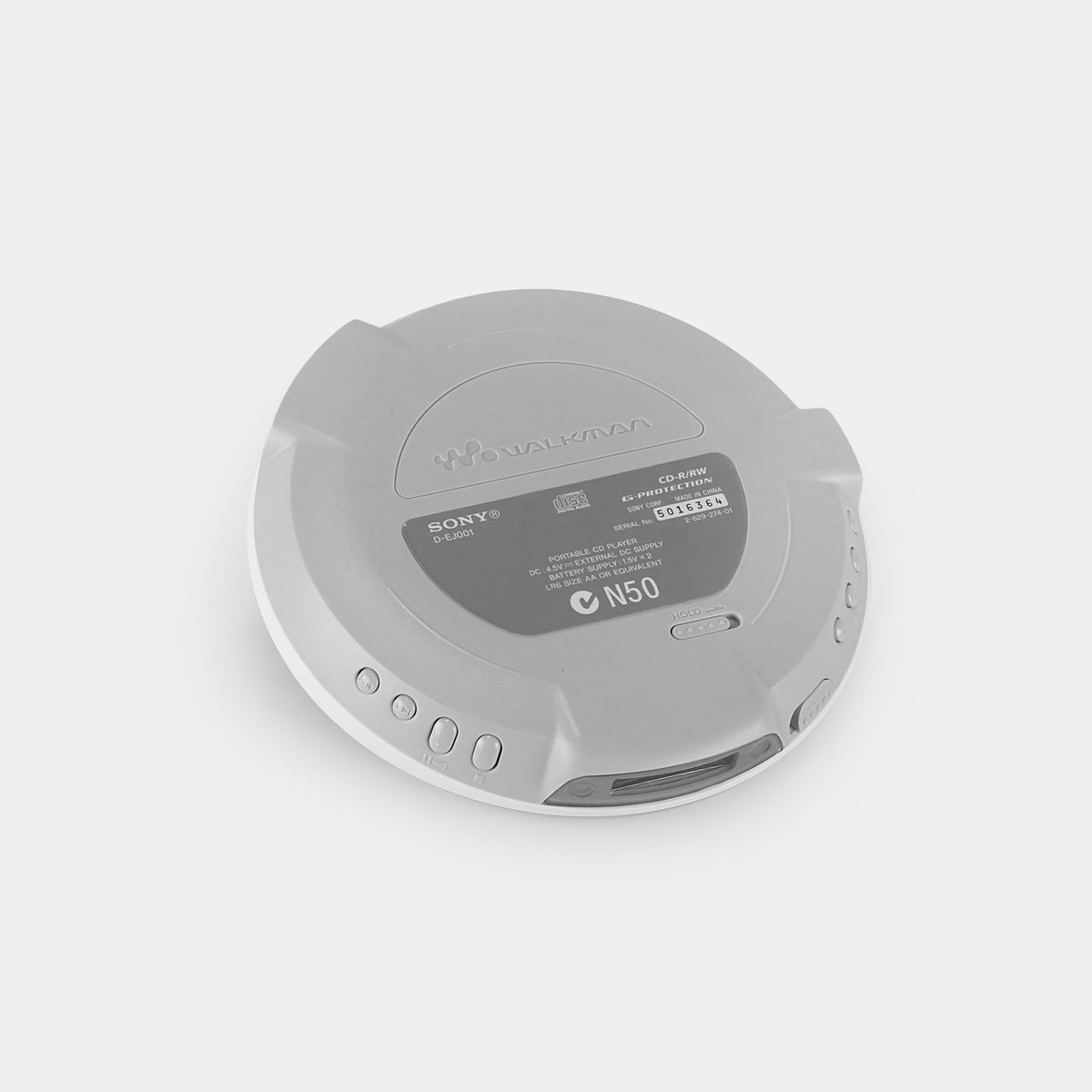 Sony Walkman D-EJ001 Silver Portable CD Player