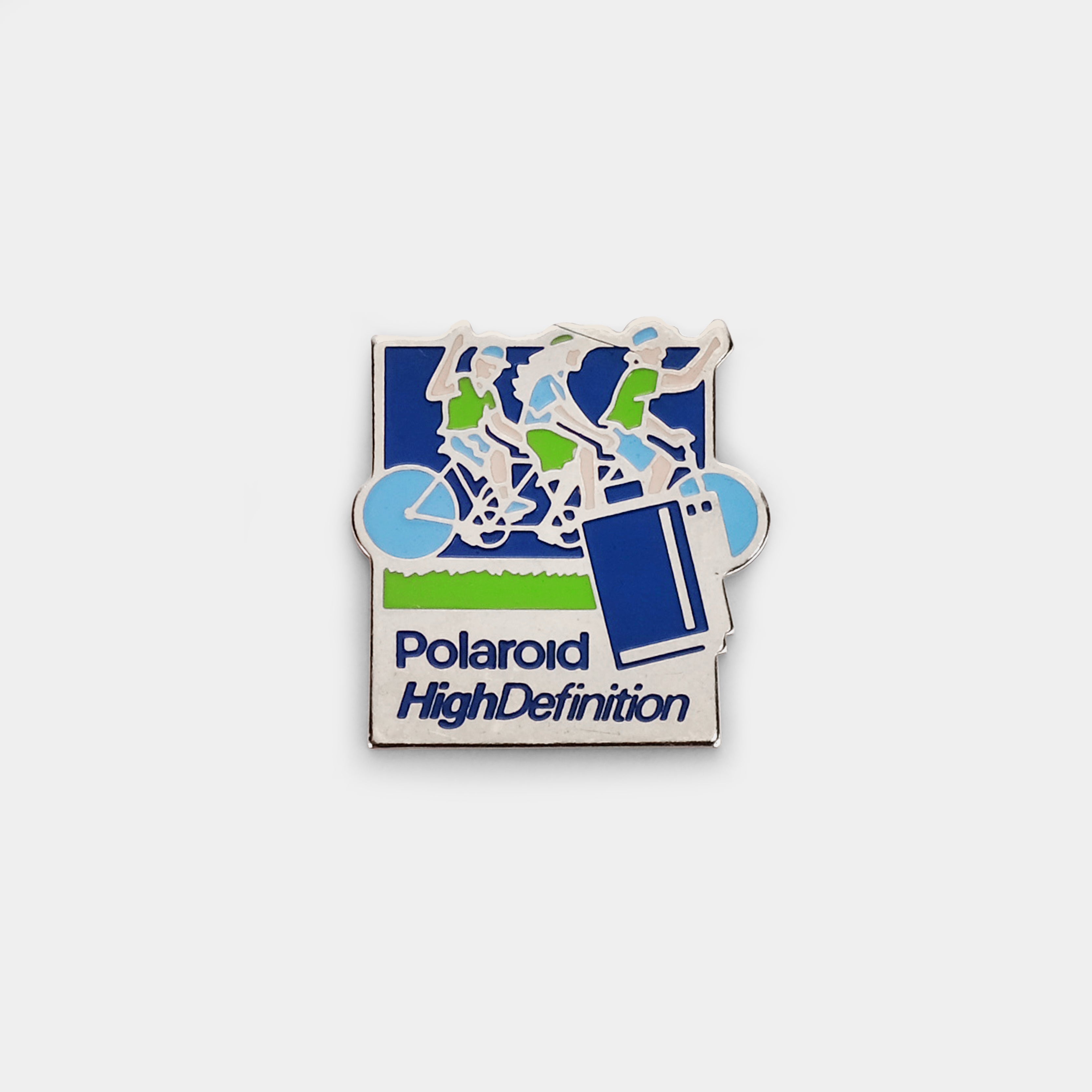 Polaroid High Definition Cycling Vintage Enamel Pin