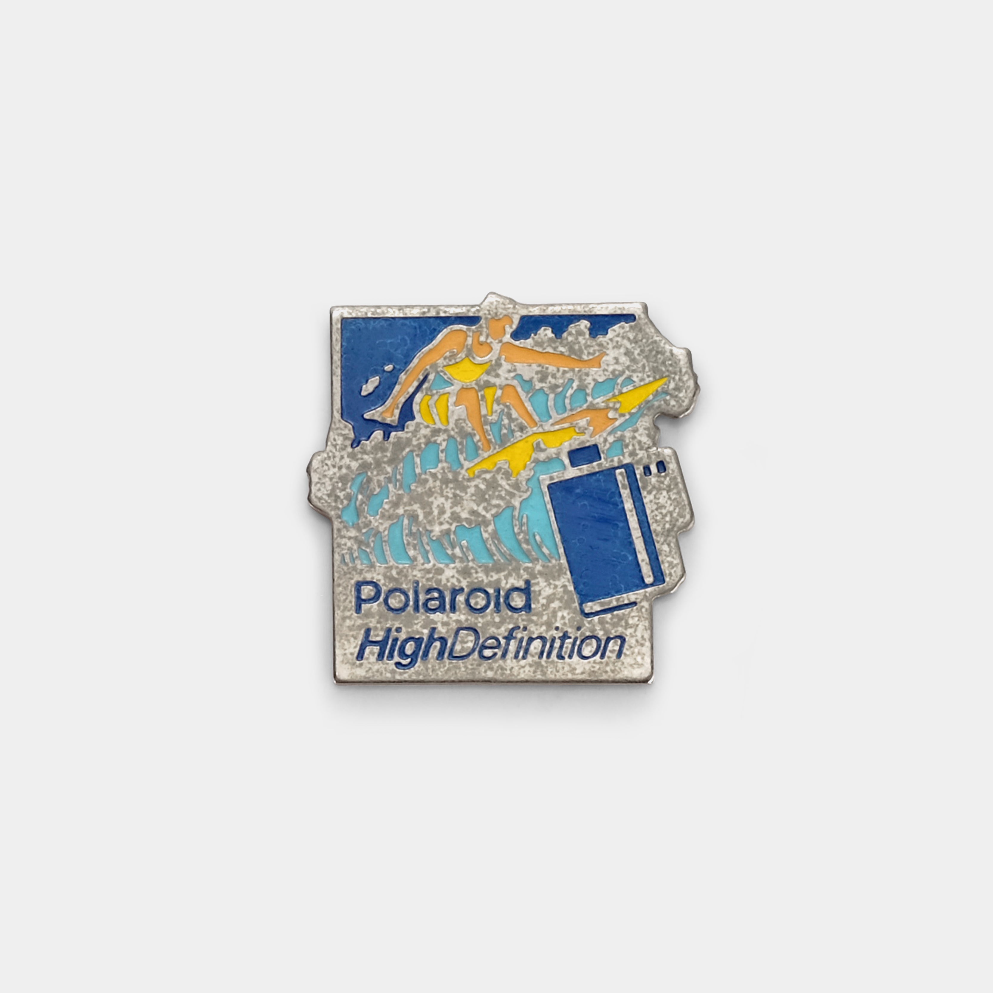 Polaroid High Definition Surfing Vintage Enamel Pin