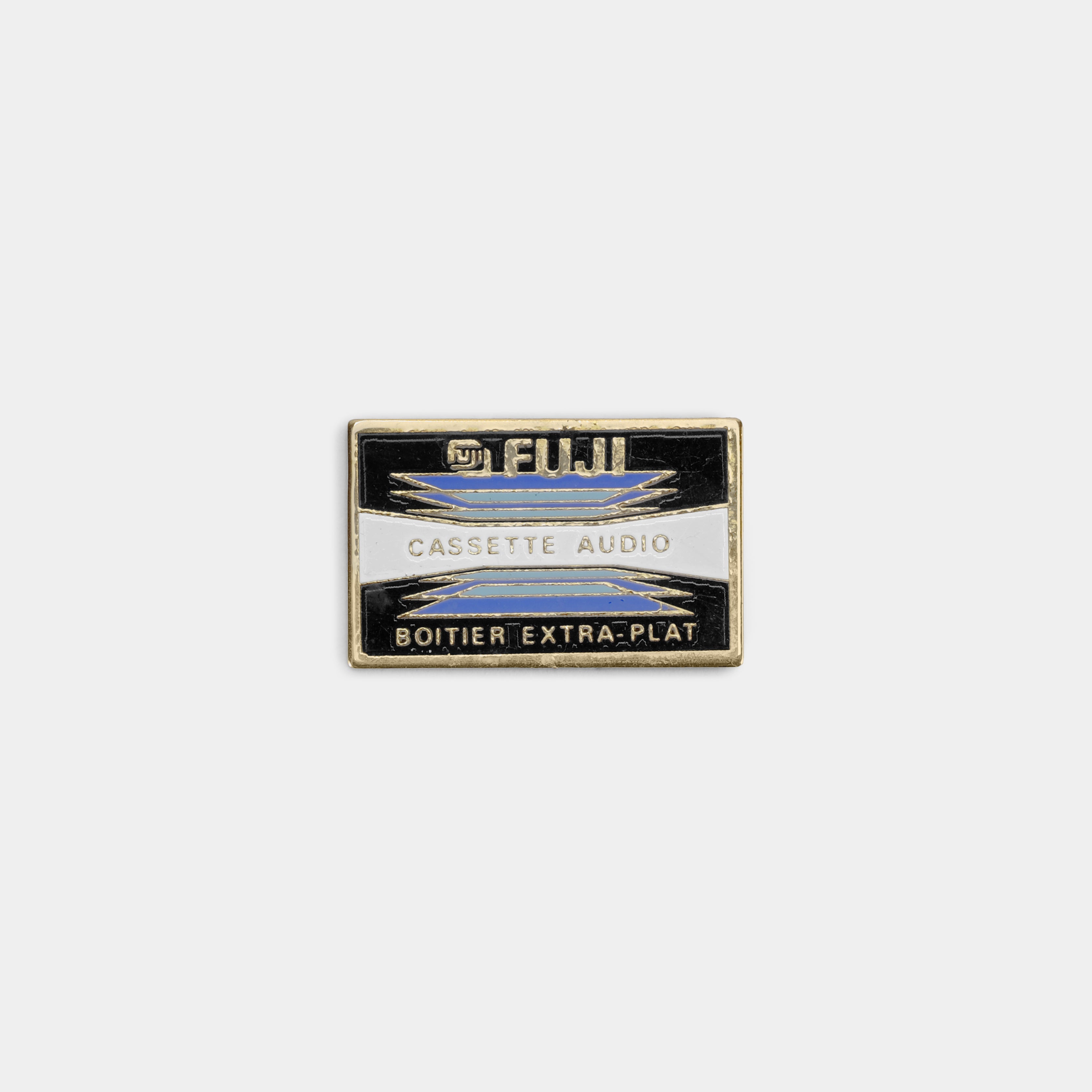 Fujifilm Cassette Audio Boitier Extra-Plat Vintage Enamel Pin