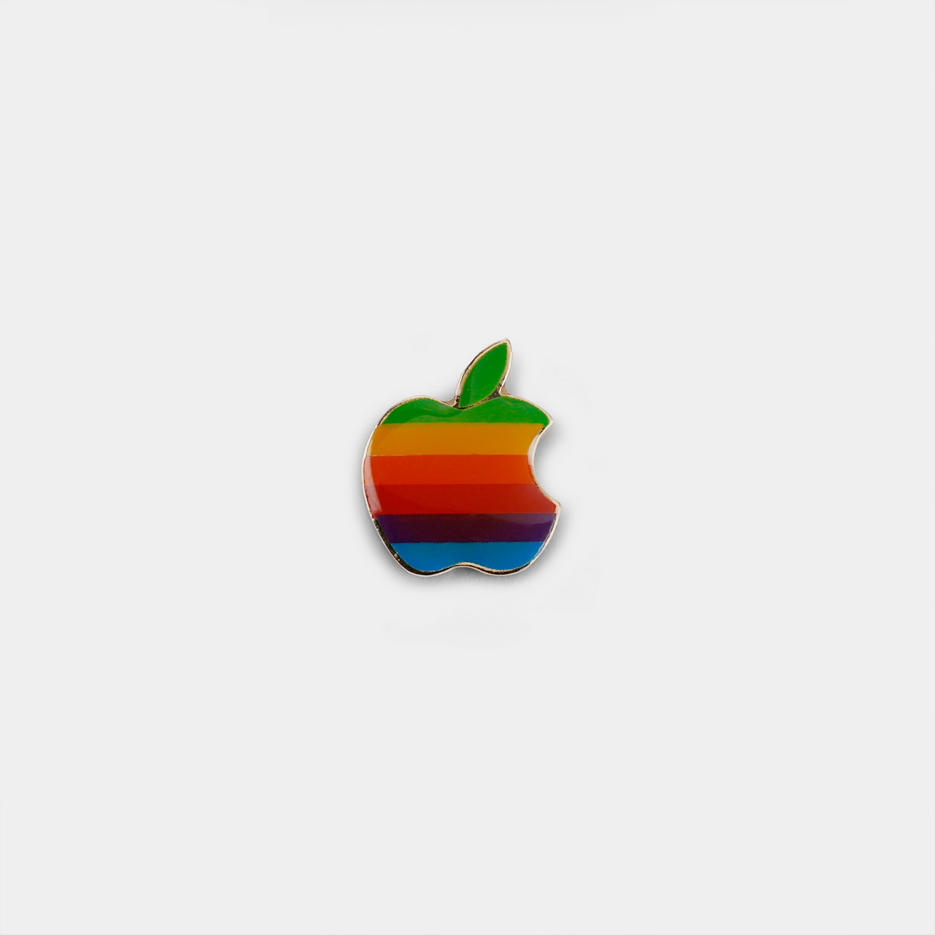 Apple Vintage Enamel Pin