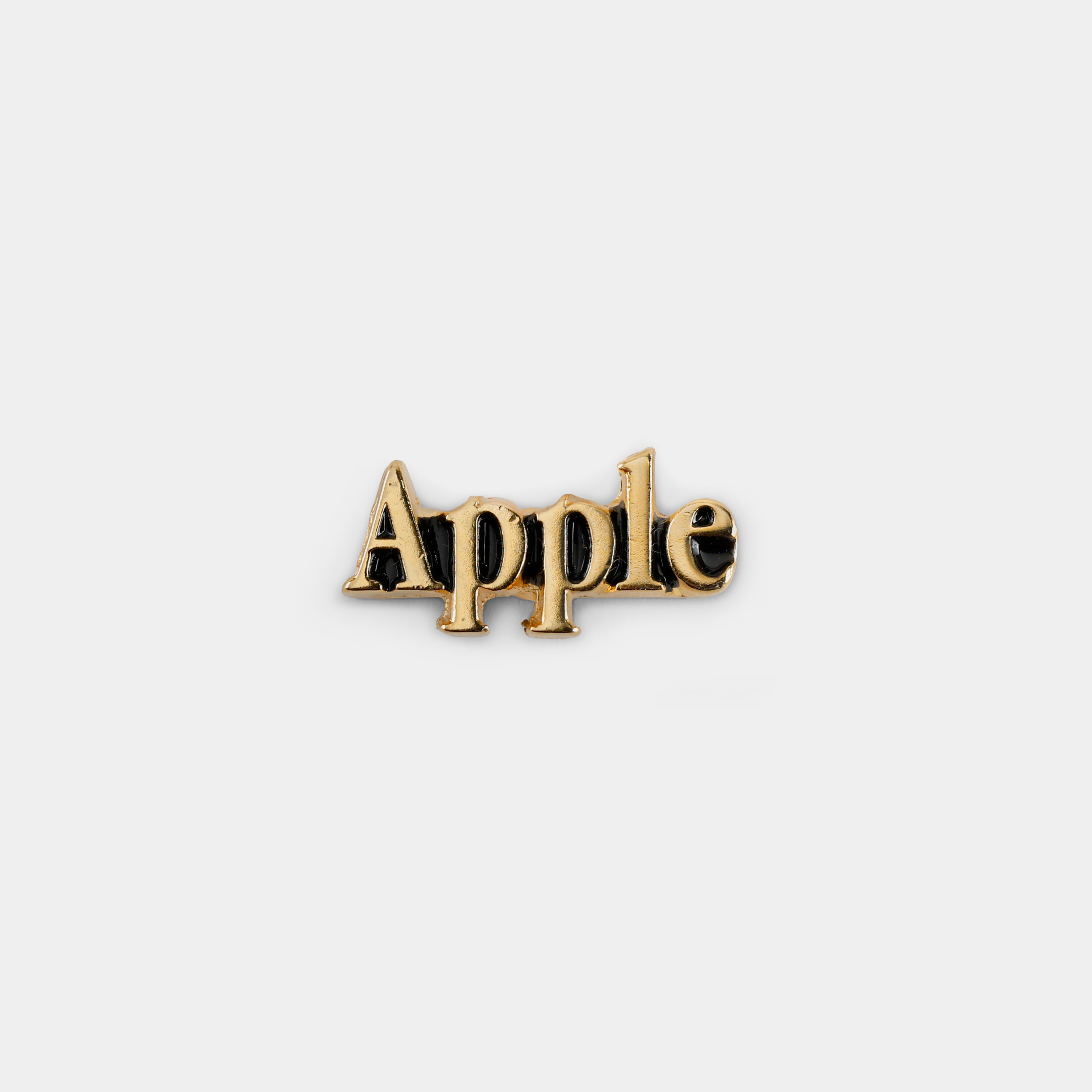 Apple Logo Vintage Enamel Pin