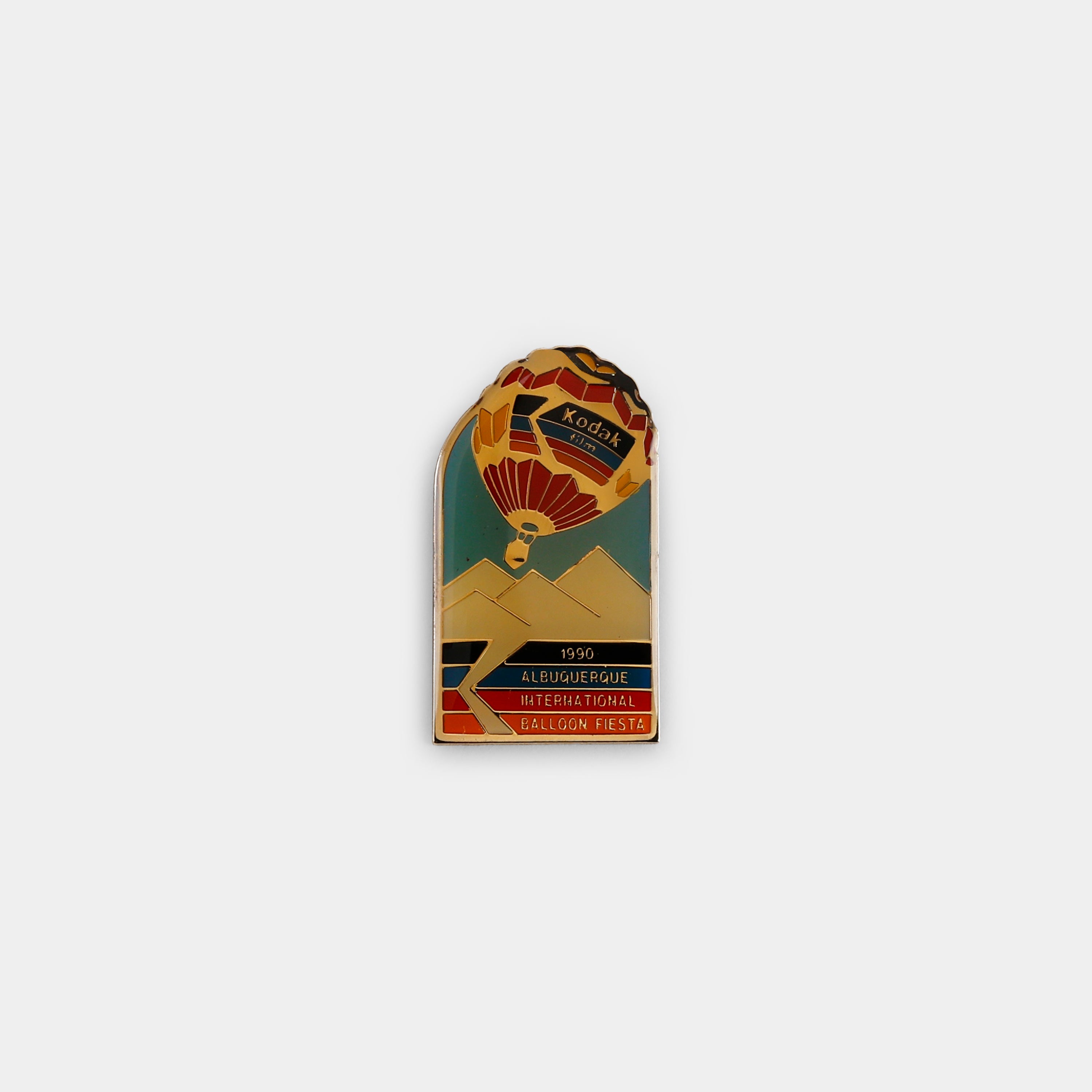 Kodak 1990 Albuquerque International Balloon Fiesta Vintage Enamel Pin