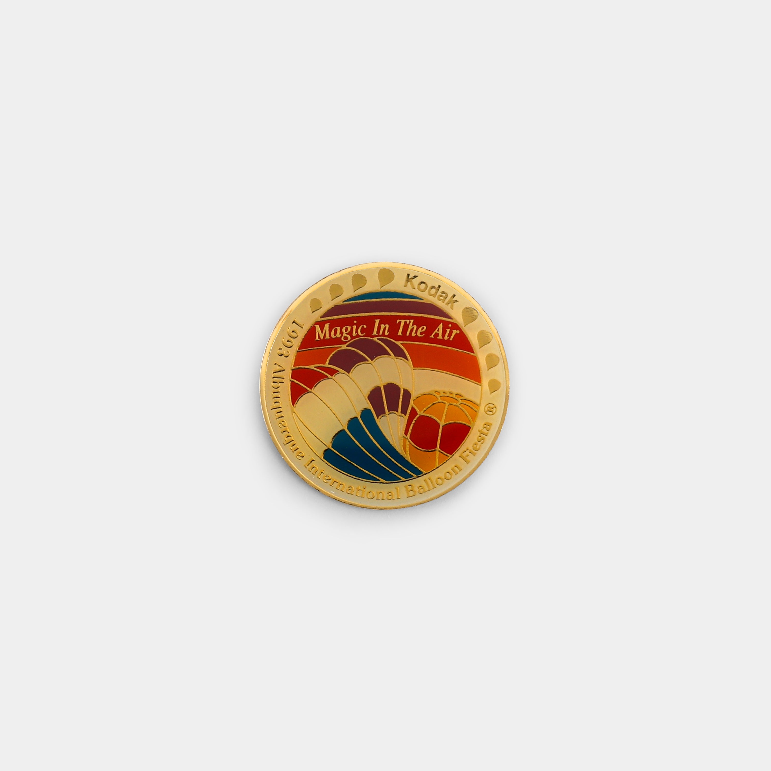 Kodak "Magic In The Air" 1993 Albuquerque International Balloon Fiesta Vintage Enamel Pin