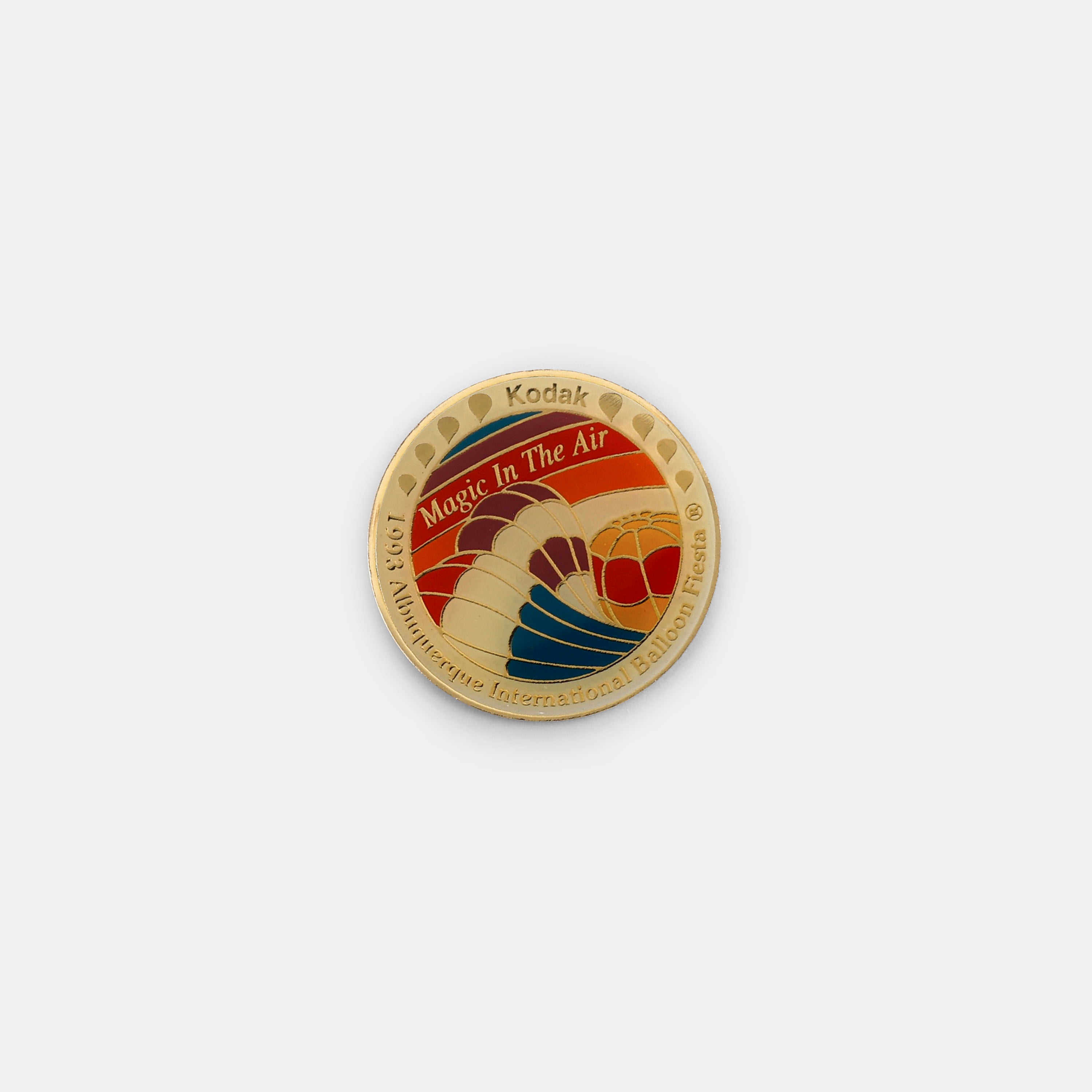 Kodak "Magic In The Air" 1993 Albuquerque International Balloon Fiesta Vintage Enamel Pin
