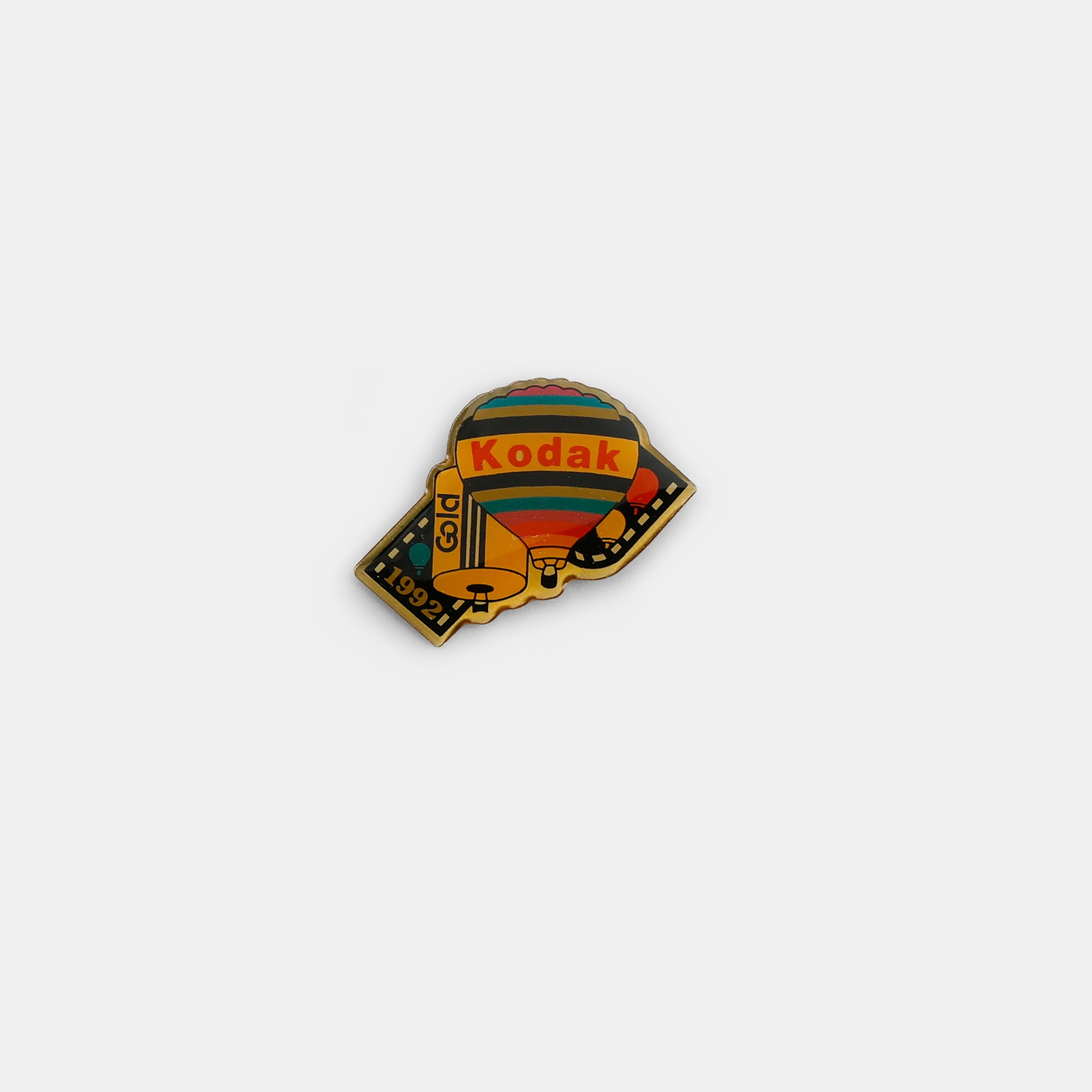 Kodak Gold 1992 Hot Air Balloon Vintage Enamel Pin