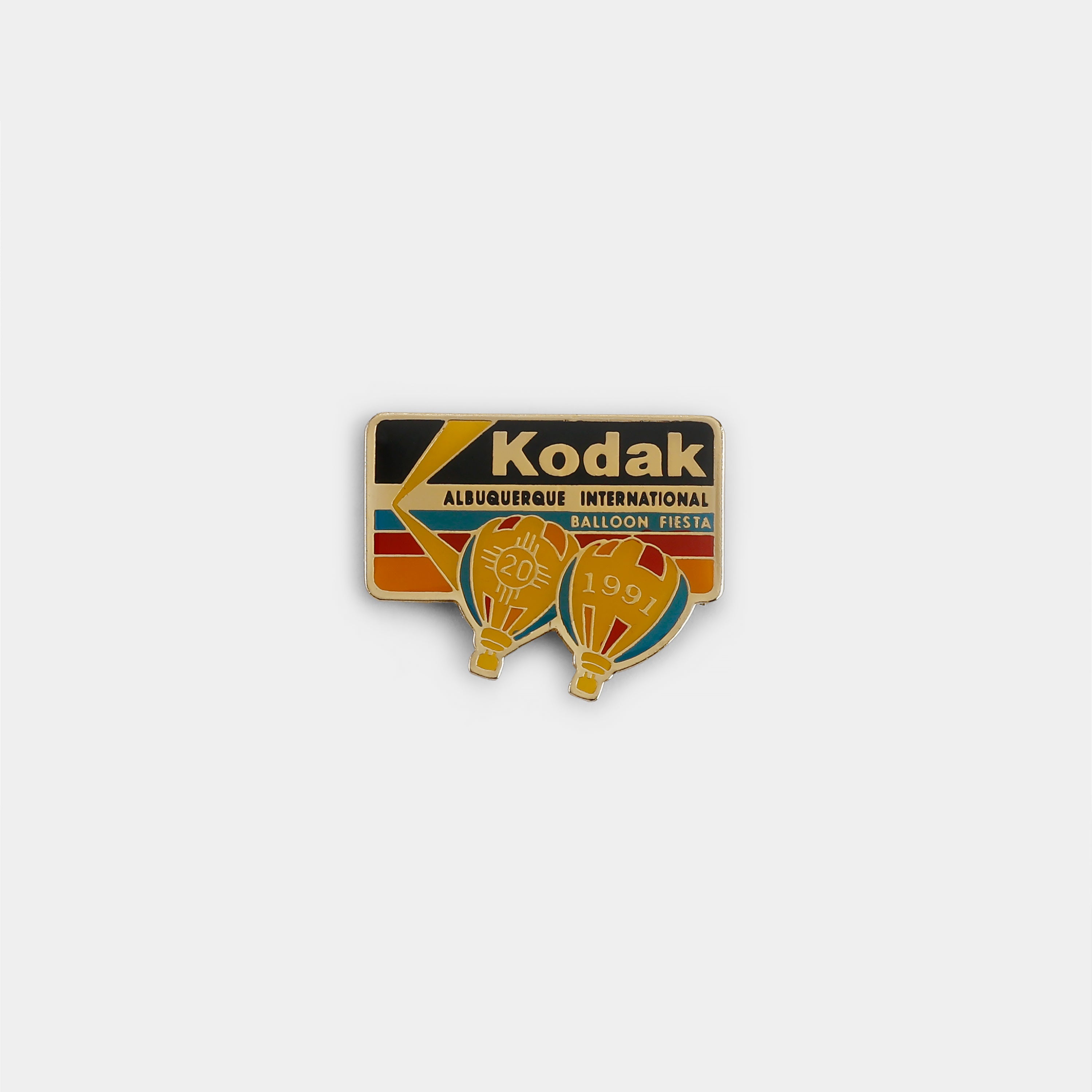 Kodak 1991 Albuquerque International Balloon Fiesta Vintage Enamel Pin