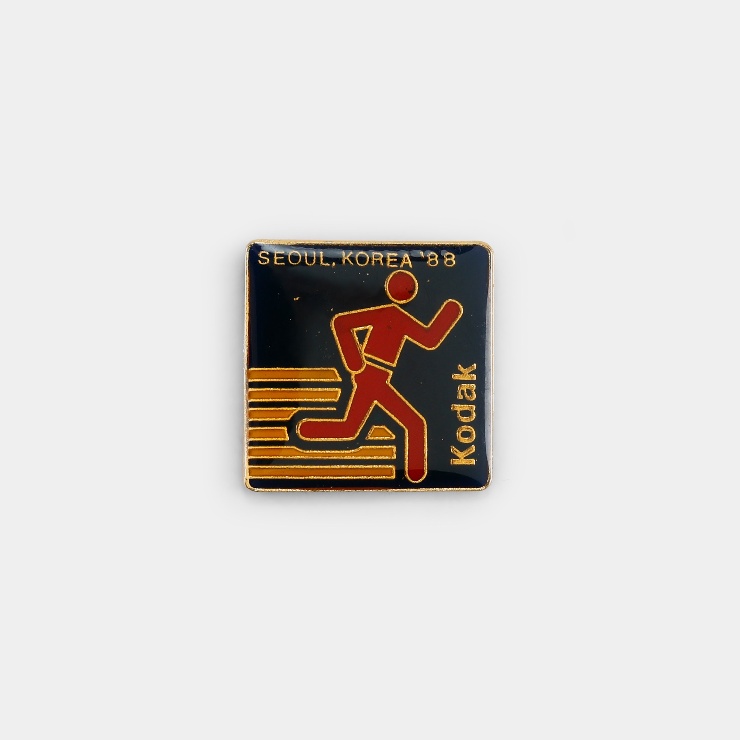 Kodak Seoul, Korea '88 Olympics Vintage Enamel Pin