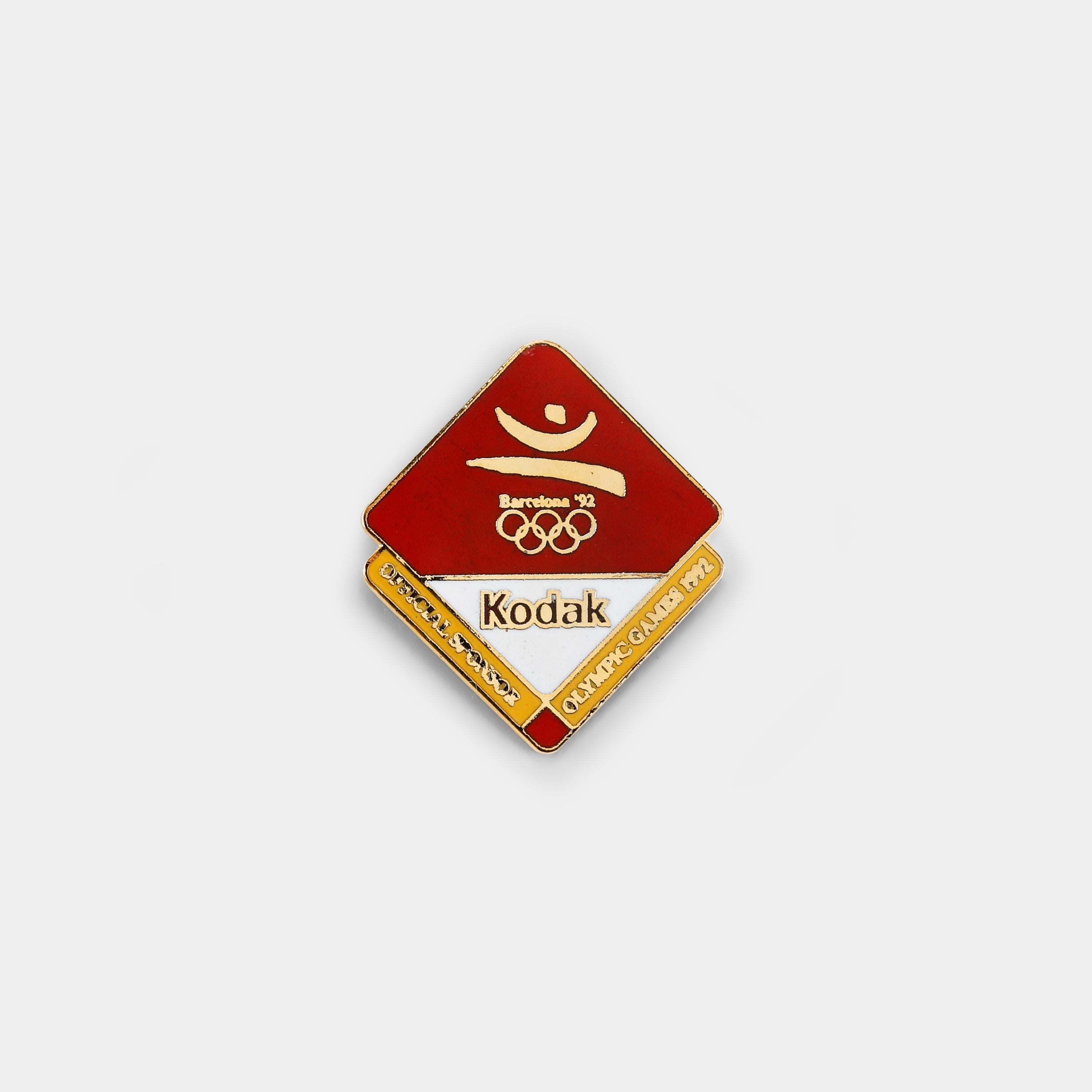 Kodak Official Sponsor Olympic Games 1992 Vintage Enamel Pin