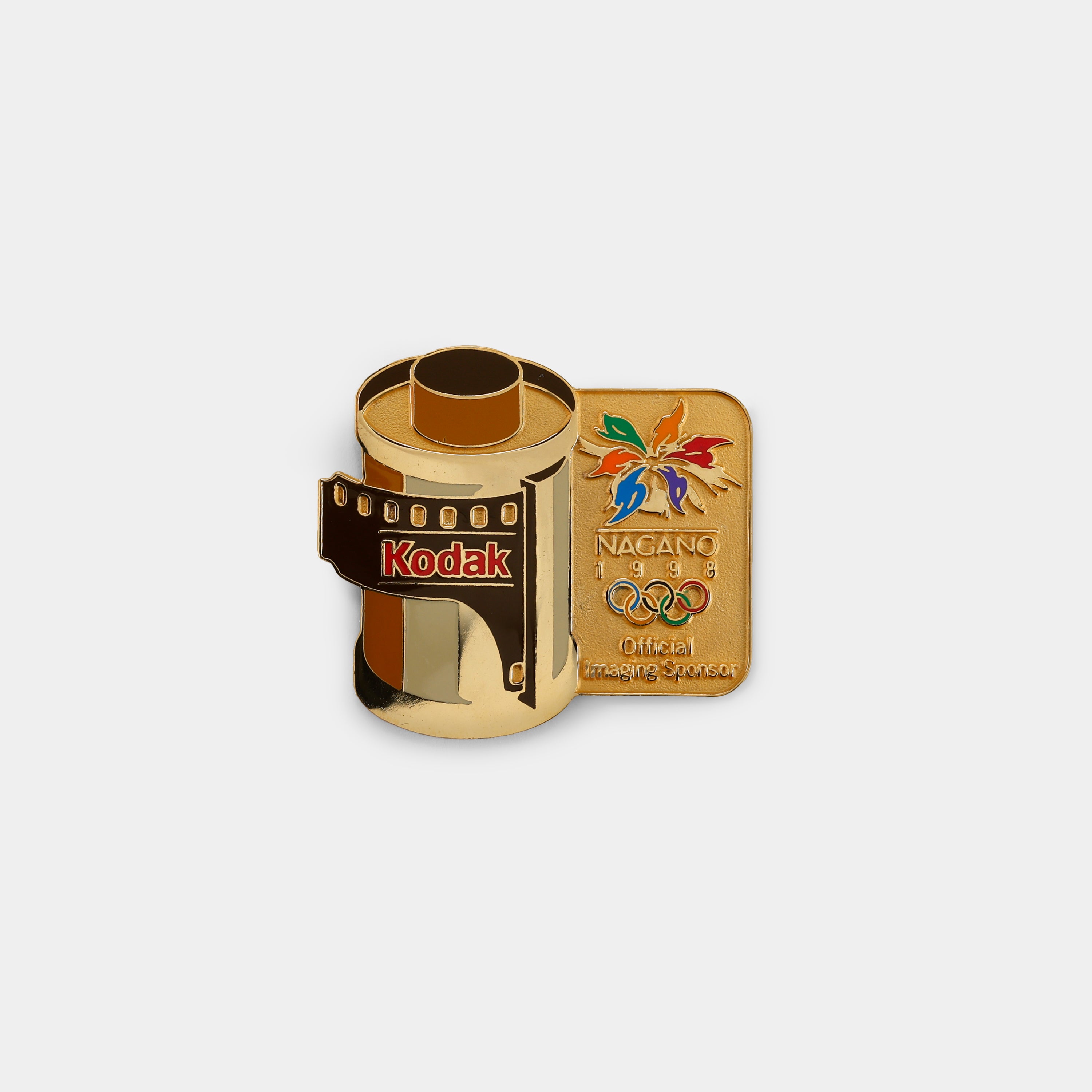Kodak Nagano 1998 Official Imaging Sponsor Vintage Enamel Pin