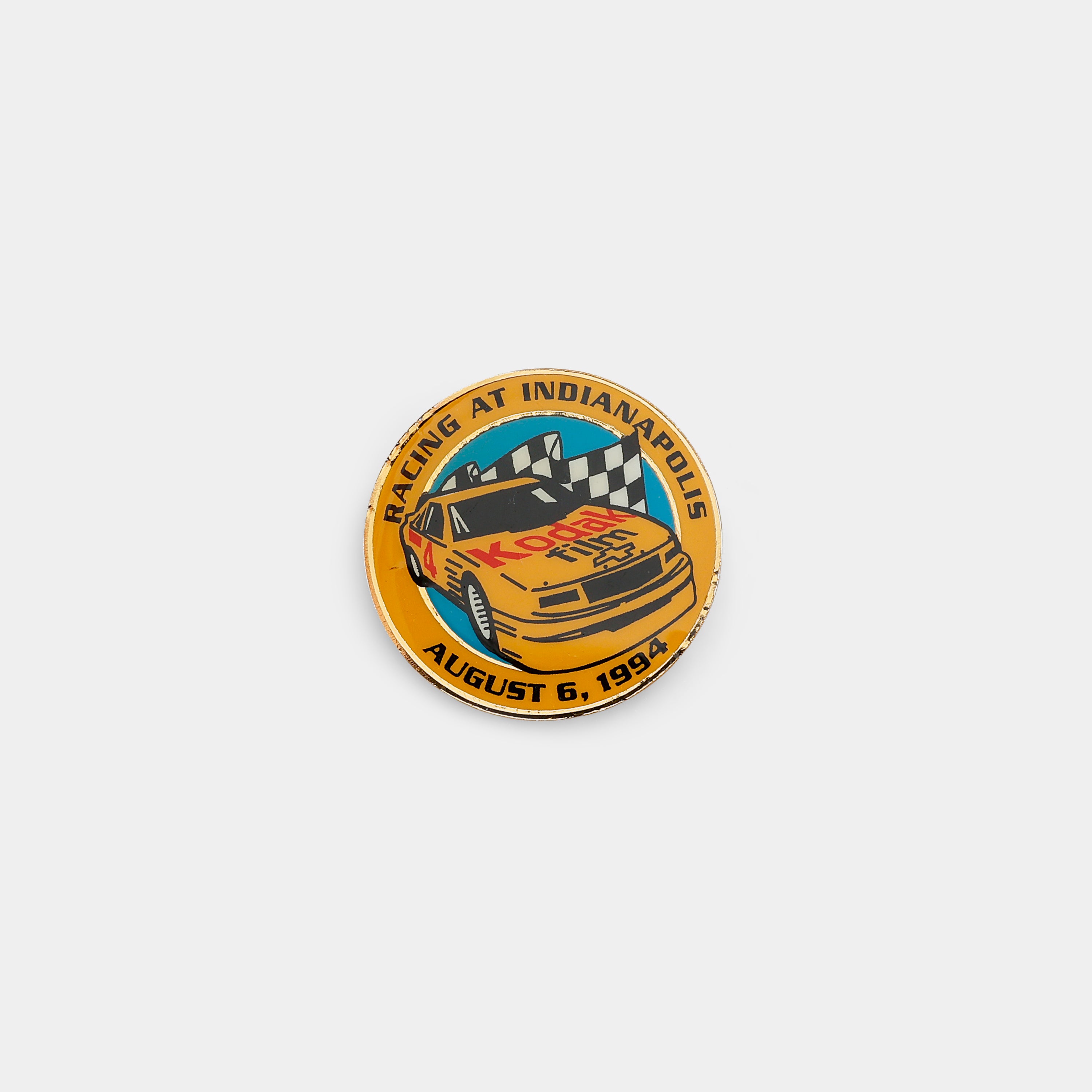 Kodak Film Racing at Indianapolis August 6, 1994 Vintage Enamel Pin